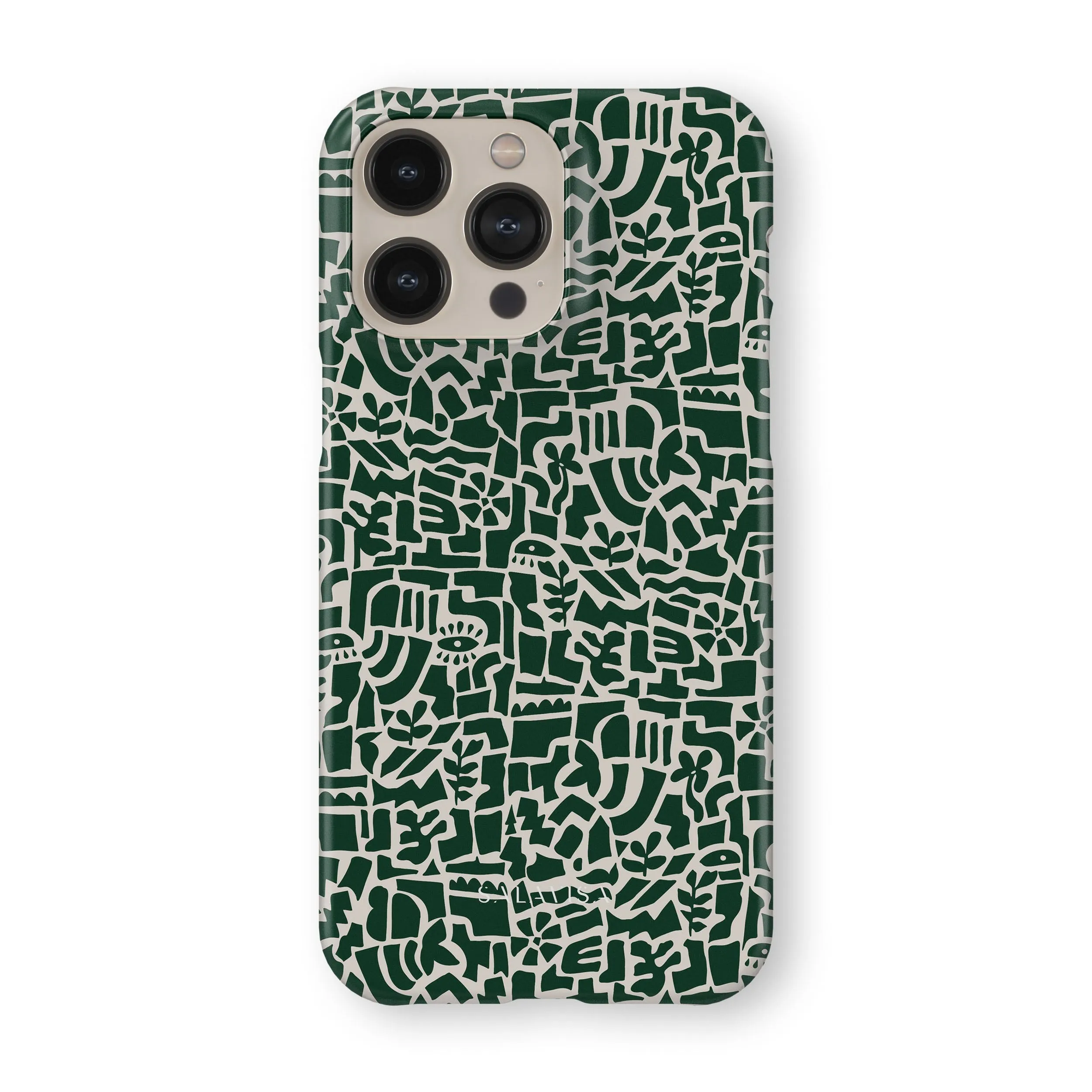 Green Maze Phone Case Versatile Accessory