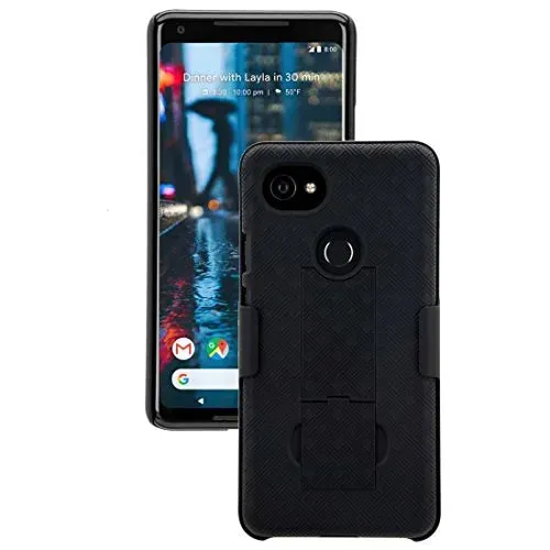 Premium Shield Google Pixel 2 XL Belt Clip Holster Phone Case