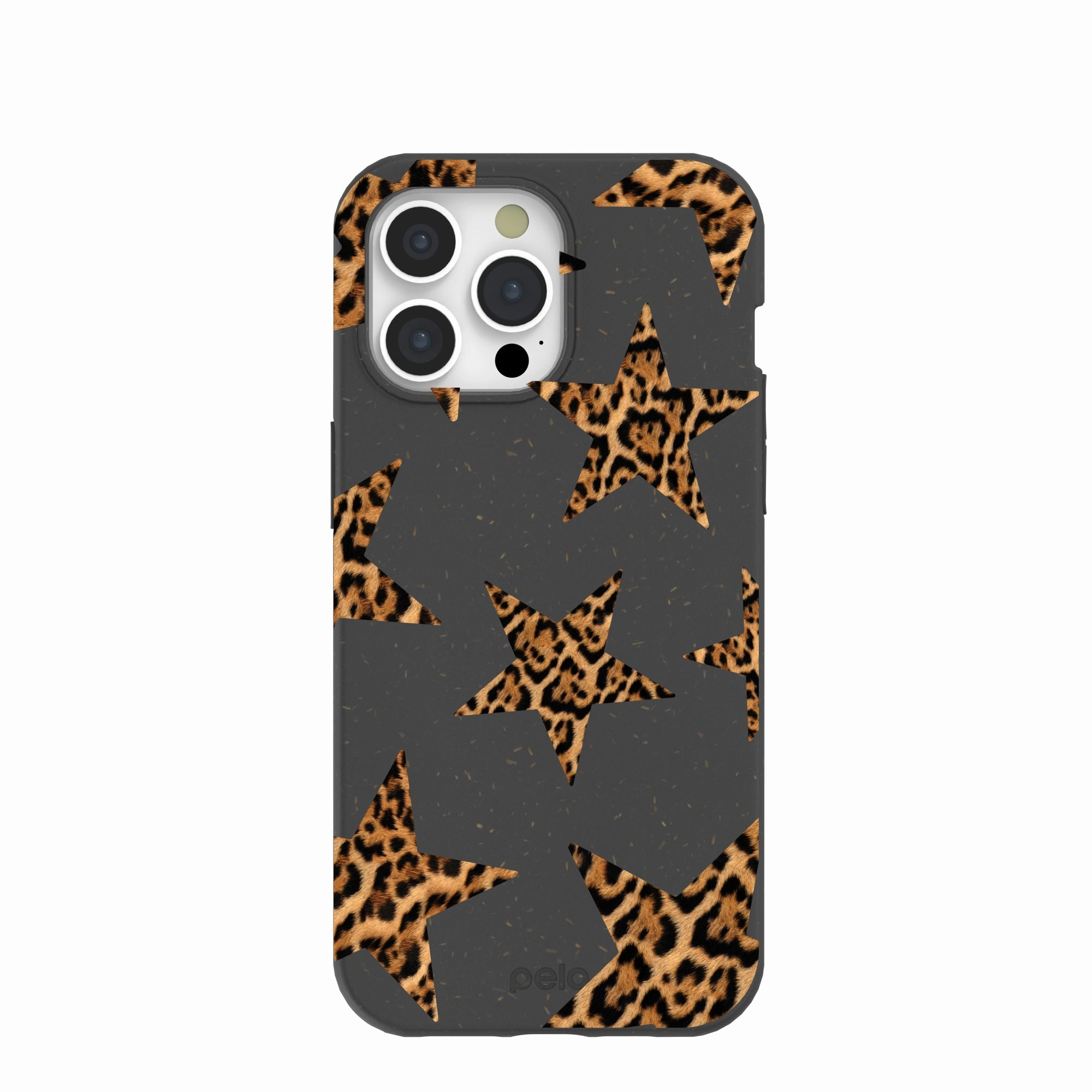 Smooth Texture Pattern Black Jaguar Stars iPhone 15 Pro Max Case