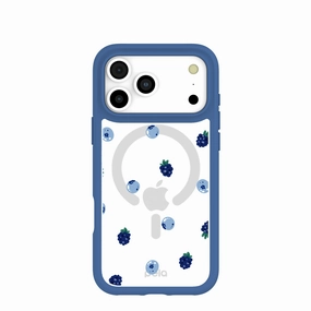 Clear Black and Blue iPhone 17 Pro Max Case With True Blue Ridge (MagSafe included) Hybrid Edge professional accessory