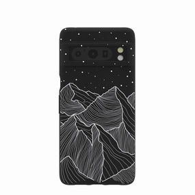 Simple Finish Lightweight texture Black Night Panorama Google Pixel 8 Pro Case