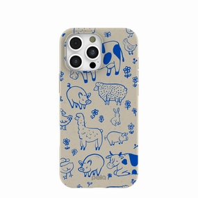 London Fog Happy Farmyard iPhone 16 Pro Max Case Casual Design Minimal Grip