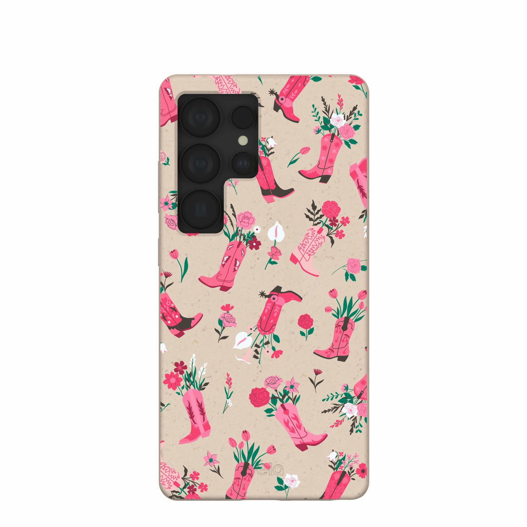 Seashell Boots N Flowers Samsung Galaxy S25 Ultra Case Premium Surface Lightweight Feel