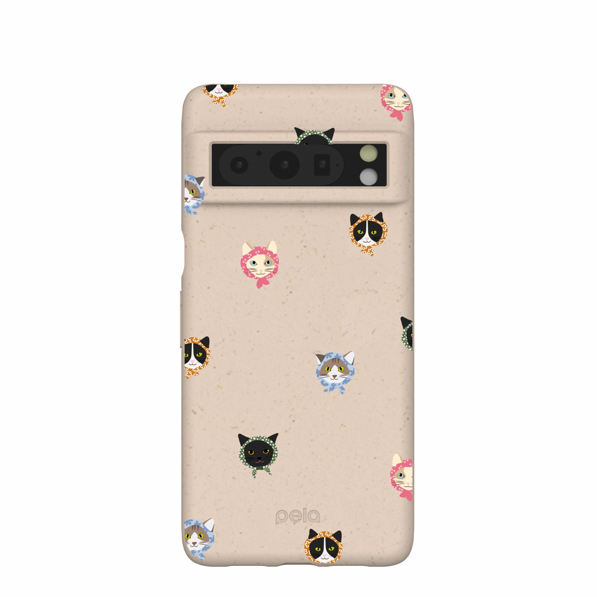 Raised Edges Fashion Forward Seashell Cat Couture Google Pixel 8 Pro Case
