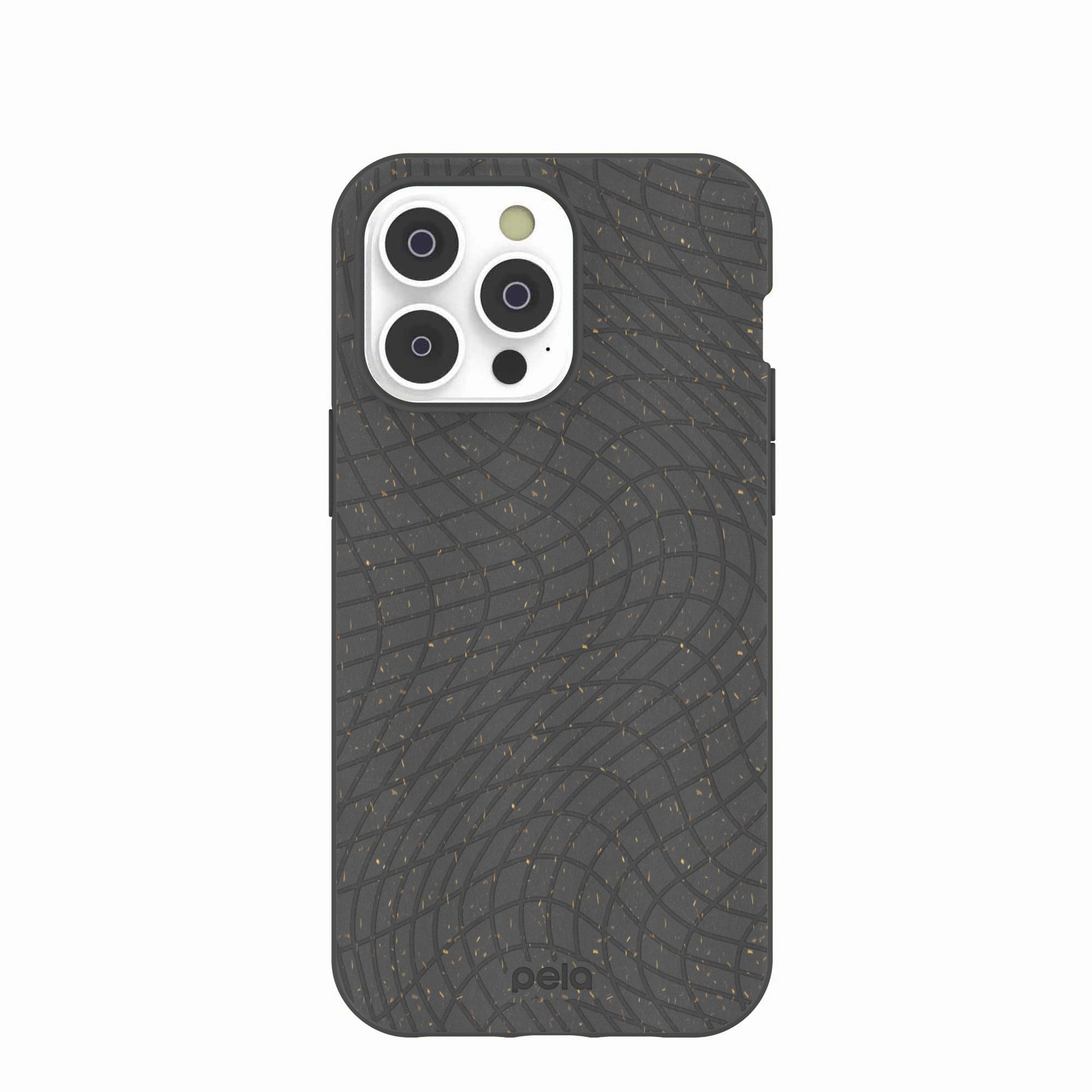 Smooth Touch Black Mesh Flex iPhone 14 Pro Max Case