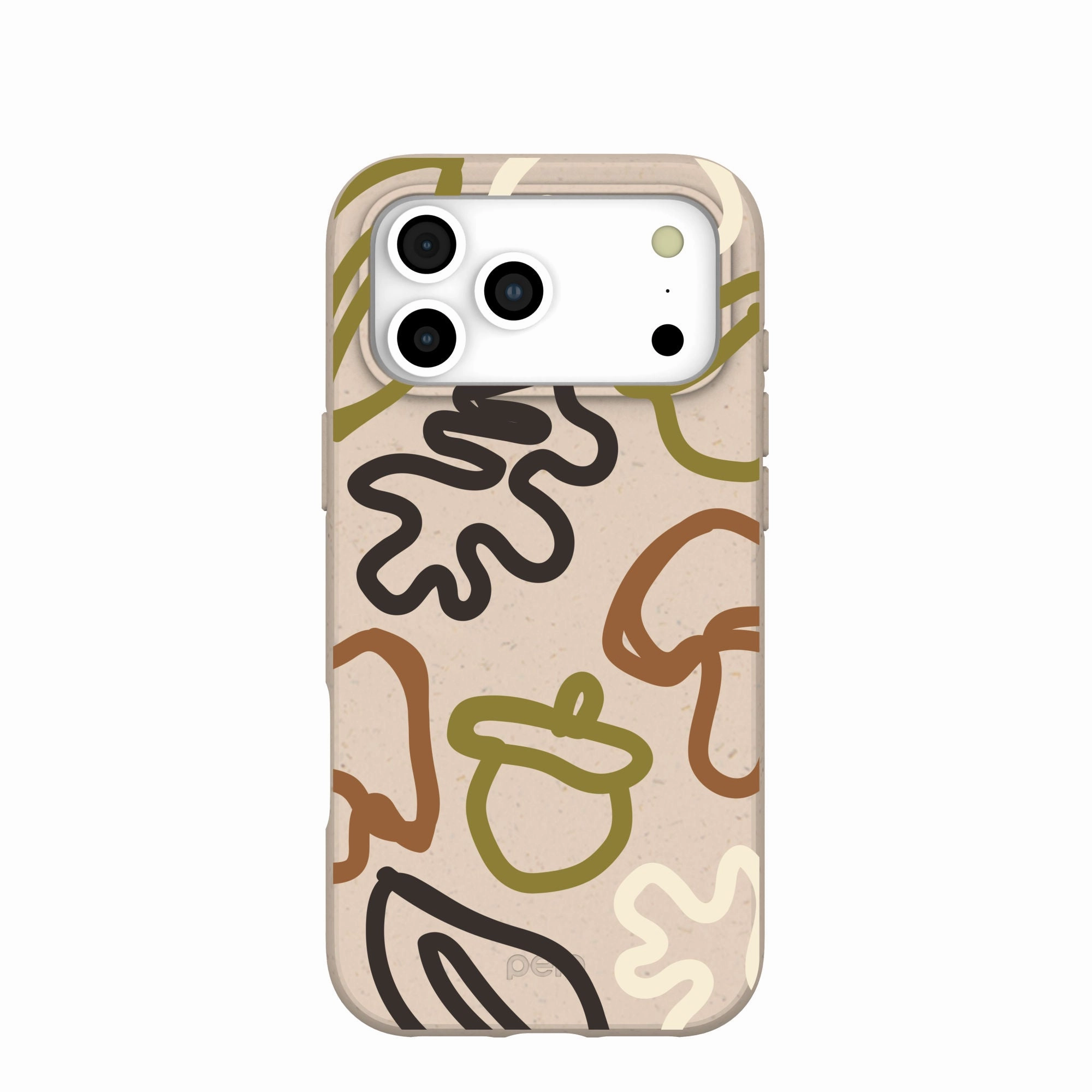 Ergonomic grip Seashell Forest Gems iPhone 17 Pro Max Case