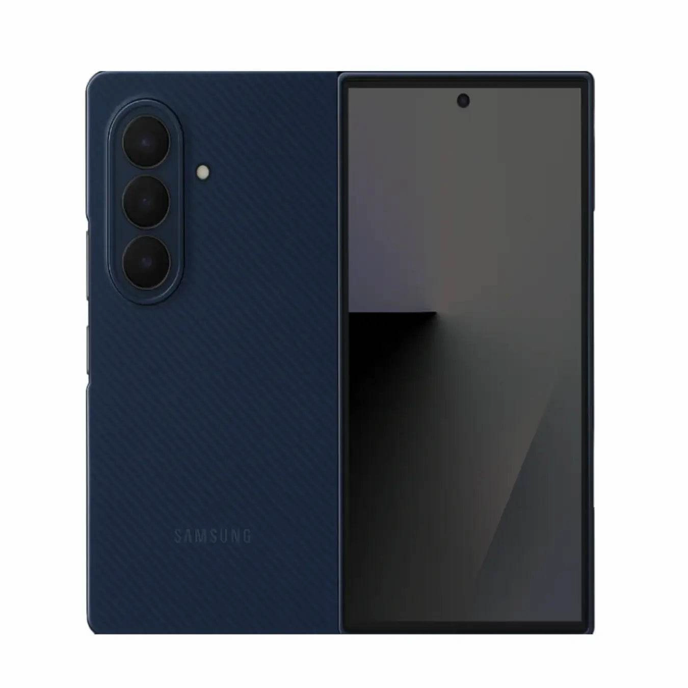 Dark Stone Luxe Carbon Fiber Case Compact Design