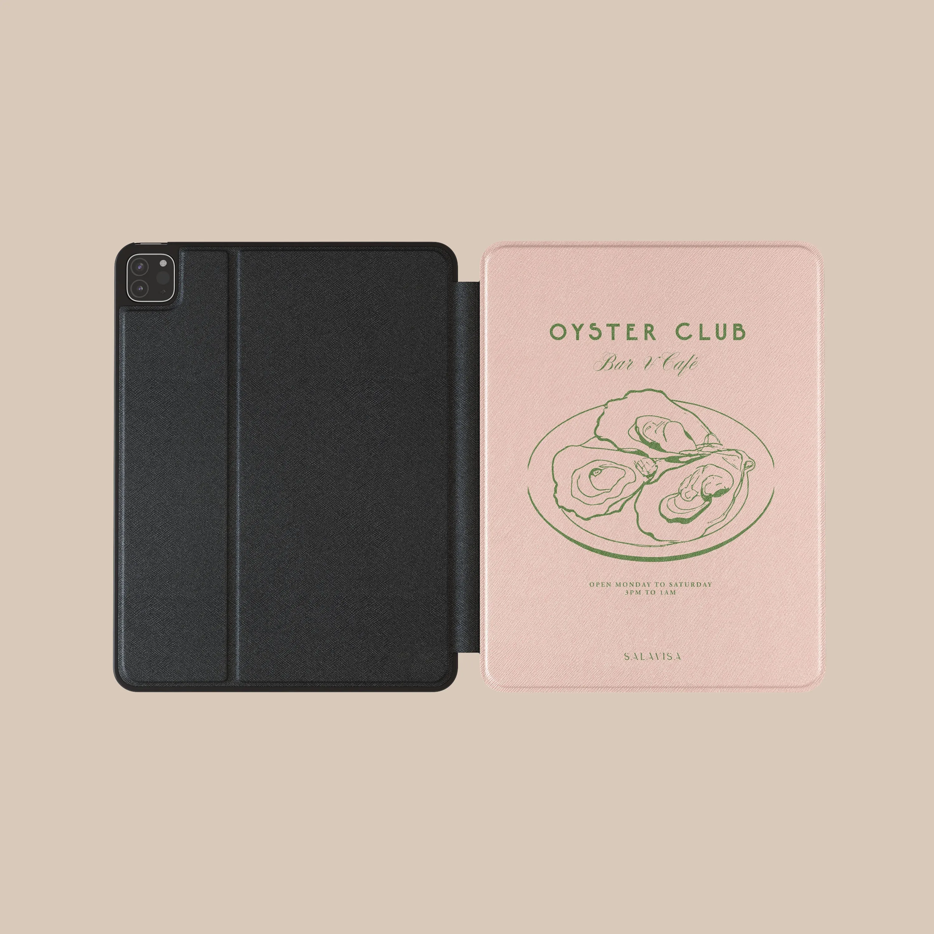 Misty Dappled iPad Case Practical Design foldable support design