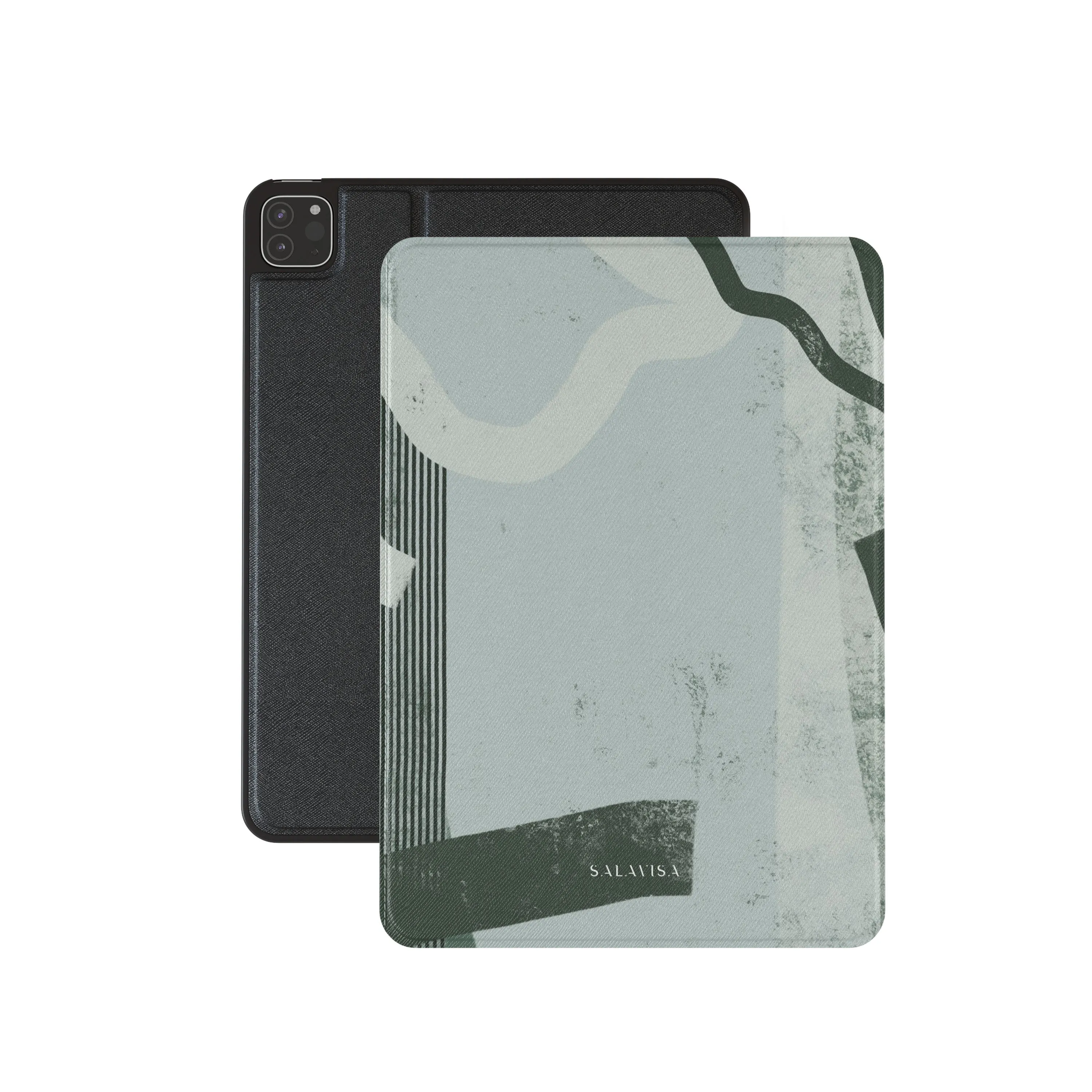 Marine Green Organic iPad Case practical pad holder fold view function case