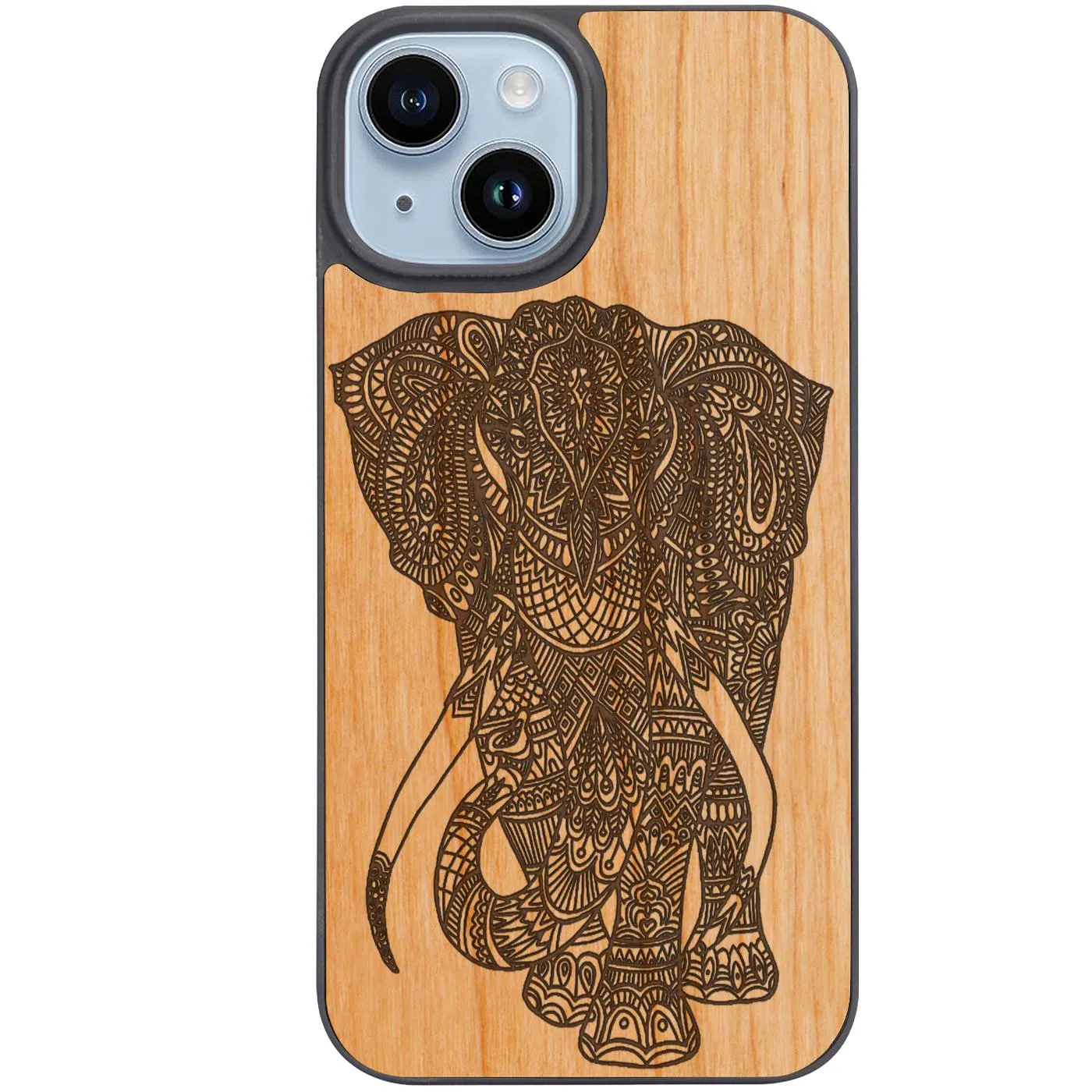 Impact shield Elephant Mandala 2 - Engraved Phone Case