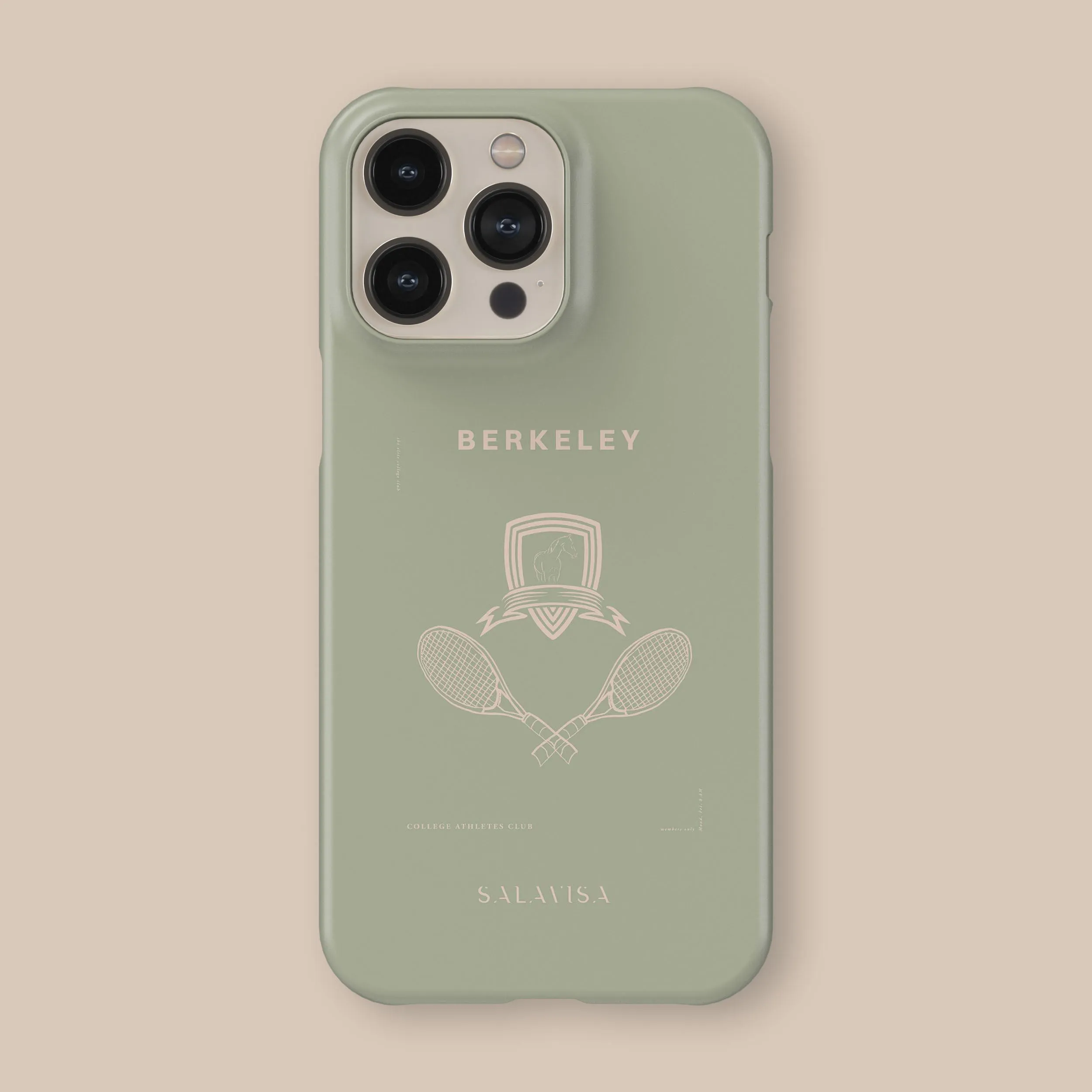 Green Berkeley Phone Case Minimal Aesthetic Touch