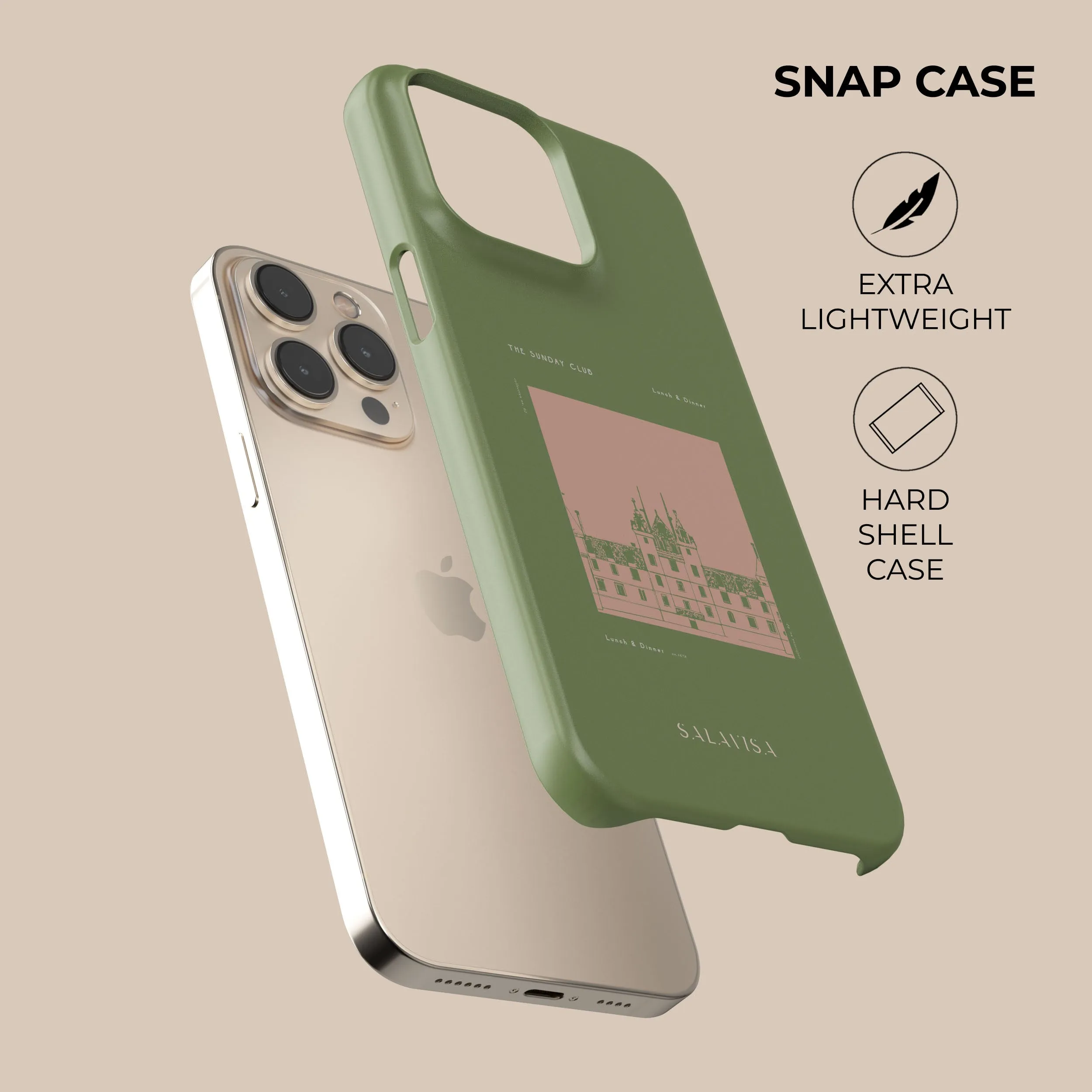 Polished Edge Green Sunday Club Phone Case