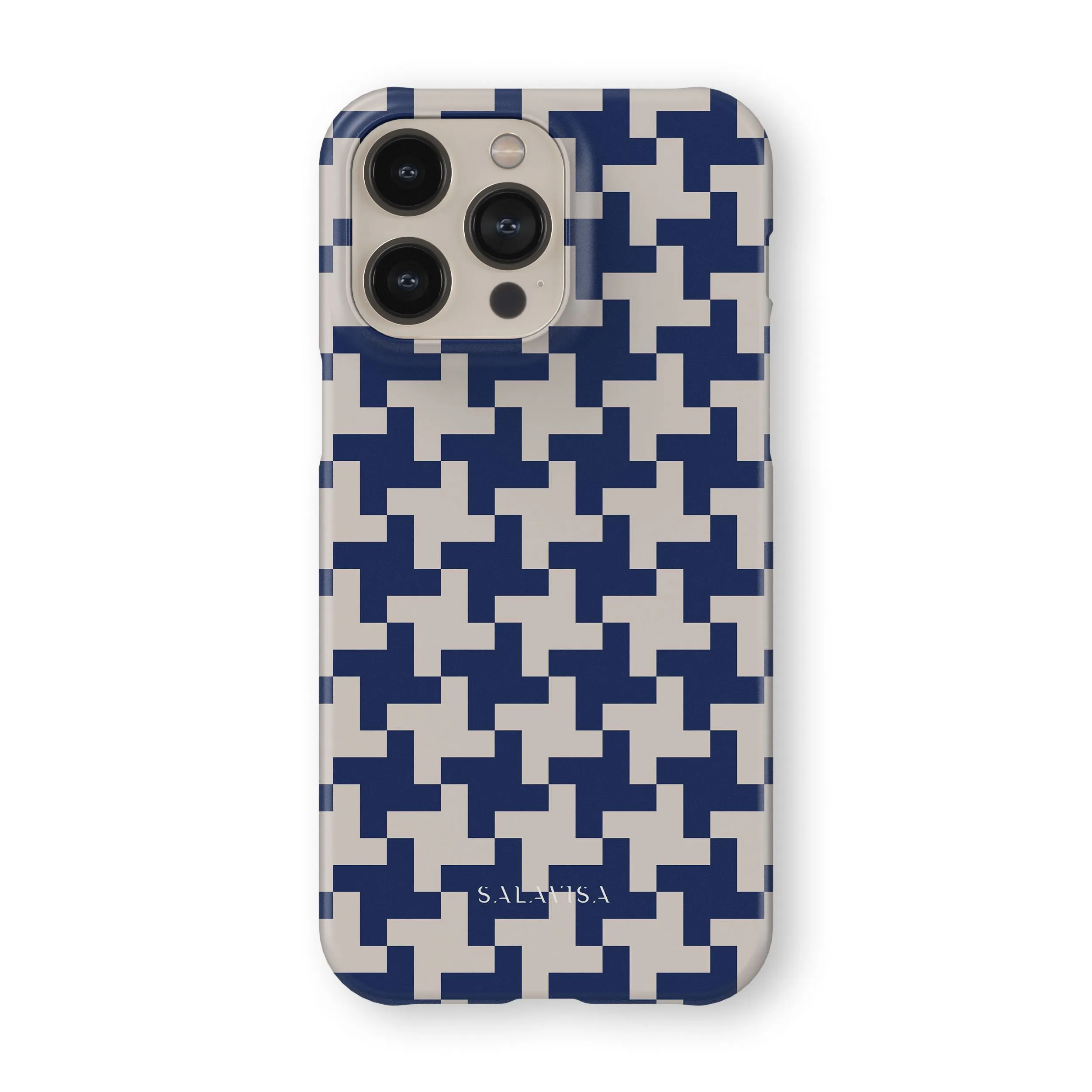 Blue Glen Plaid Phone Case Comfort Texture