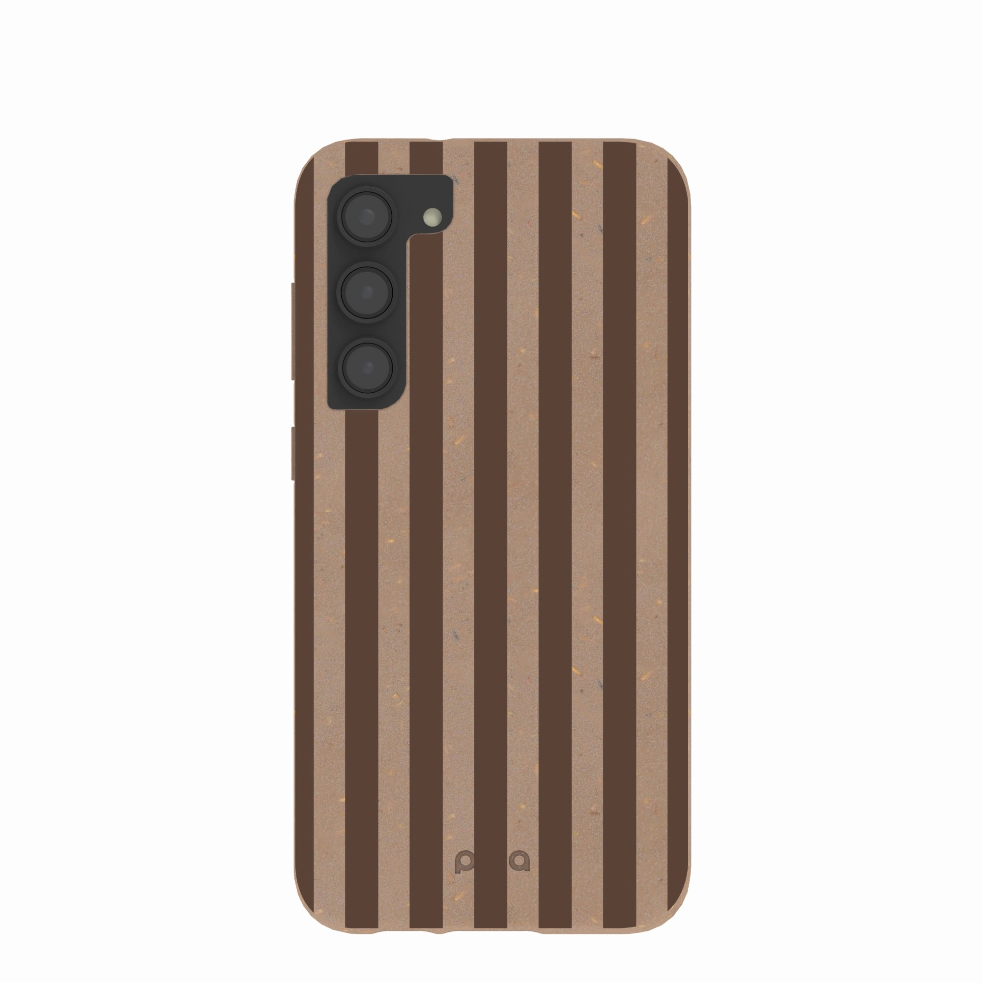 Comfort Use Elegant Appearance Chocolate Brown Cocoa Stripes Samsung Galaxy S23 (Plus) Case