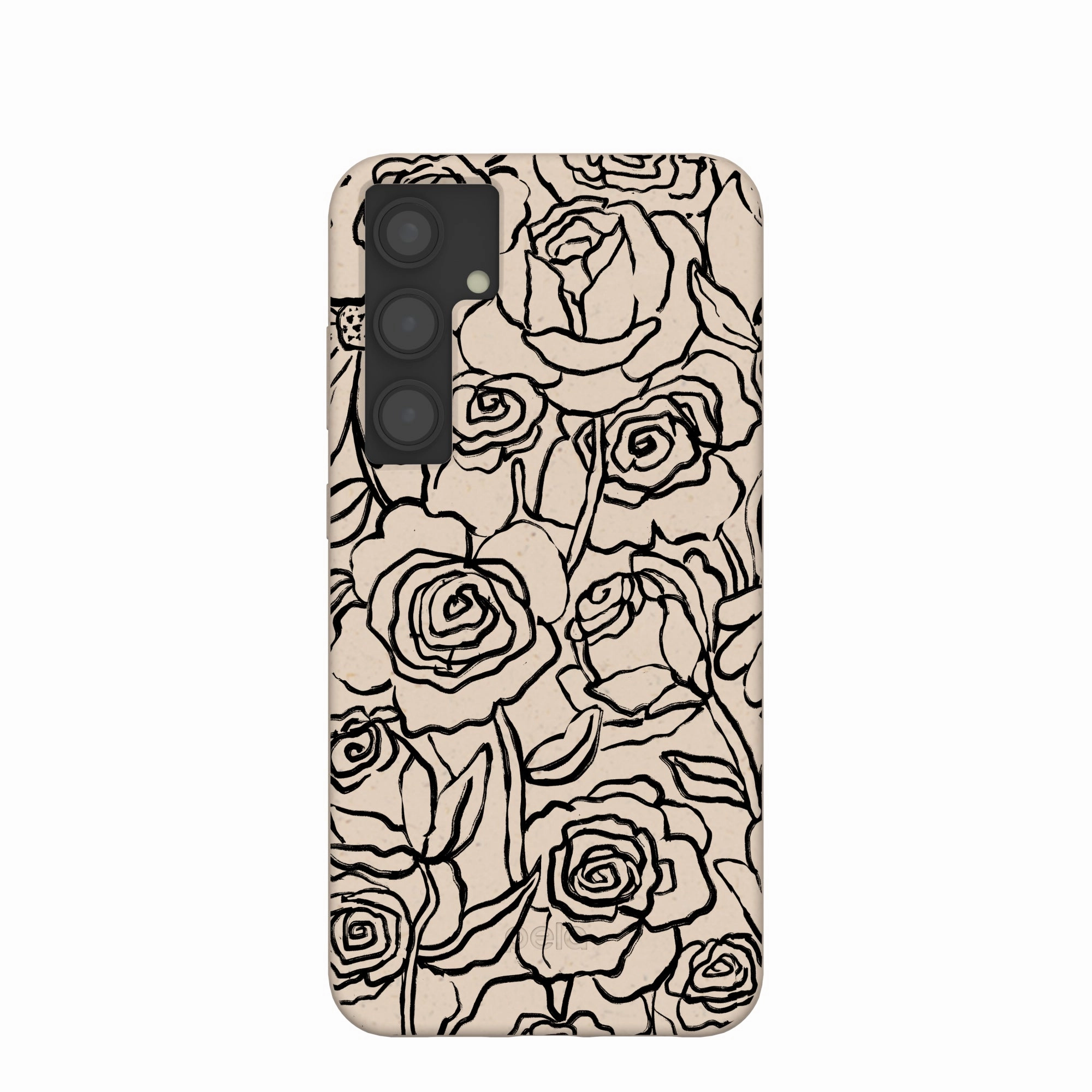 Smooth Surface Seashell Inked Blooms Samsung Galaxy S24 (Plus) Case