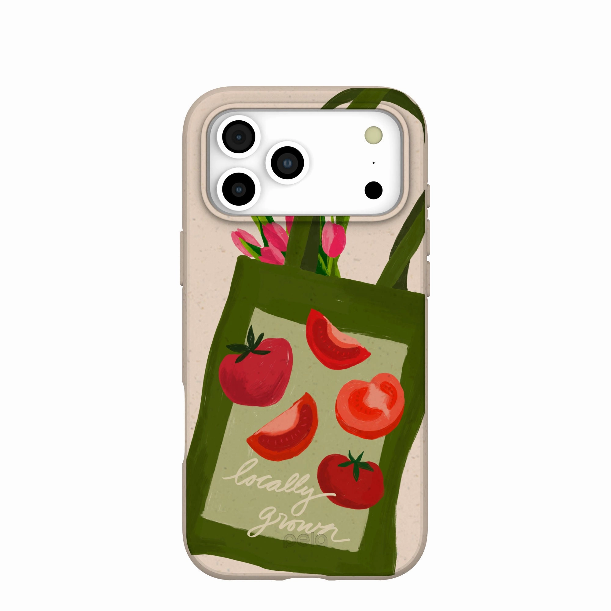 Flexible Layer Design Seashell Market Tote iPhone 17 Pro Max Case