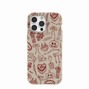 London Fog Spooky Dinner Party iPhone 15 Pro Max Case Minimal Grip