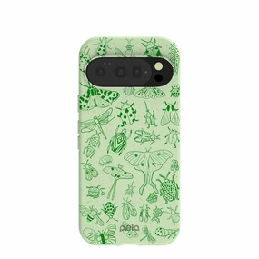 Light Edge Sage Green Linear Entomology Google Pixel 10/10 Pro Case