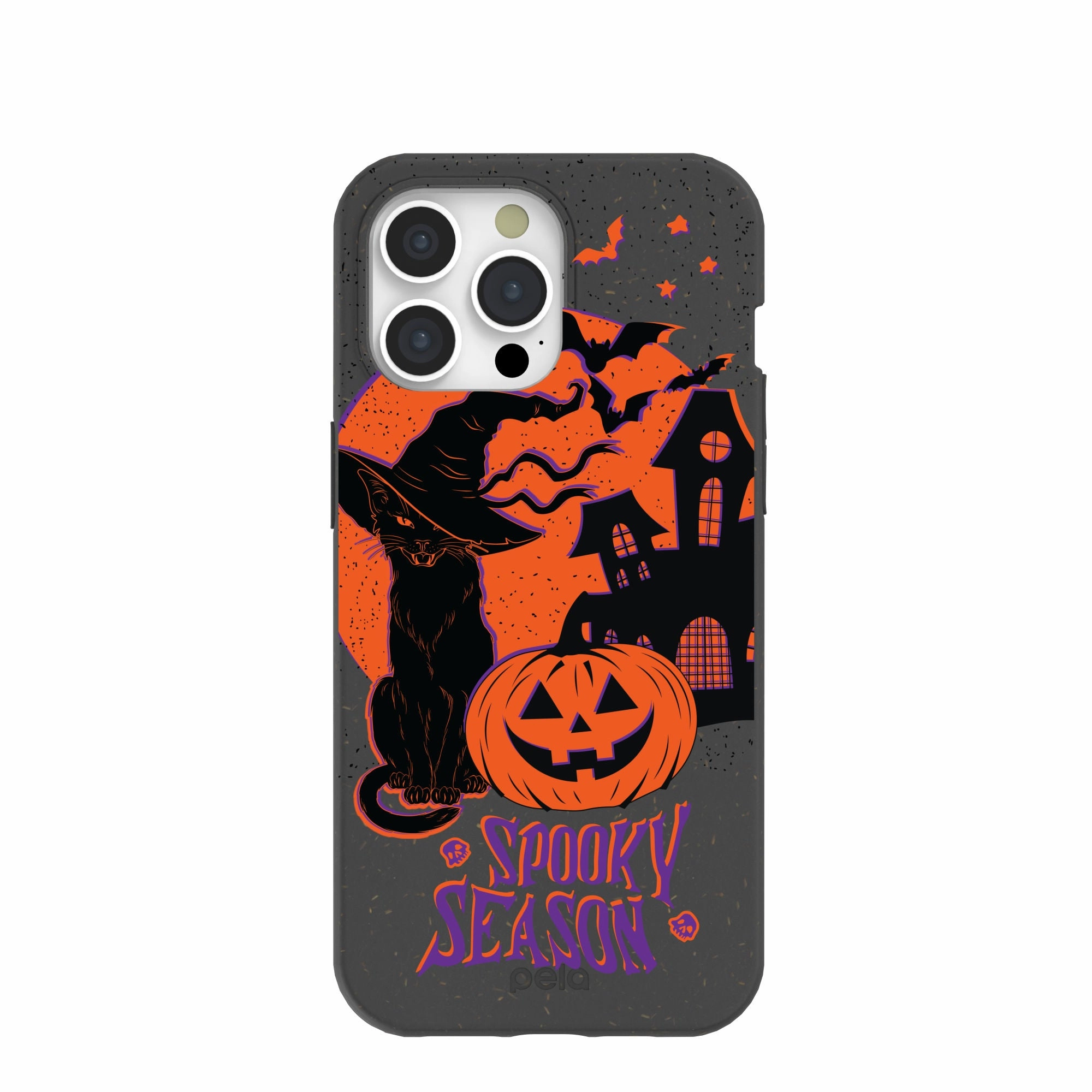 Black Spooky Szn iPhone 15 Pro Max Case High gloss