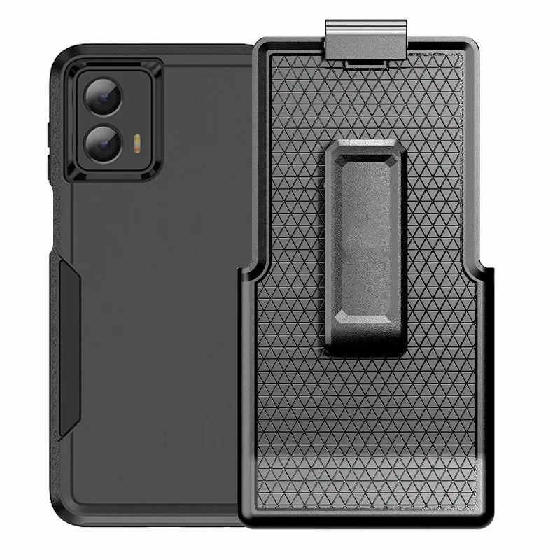 Stylish Aesthetic Motorola Moto G 5G (2023) UrbanShield Case with Universal Belt Clip Holster
