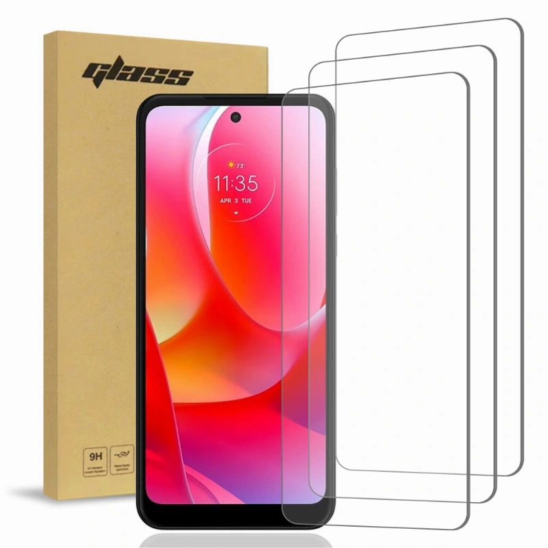 Soft Edge Look Classic Design Motorola Moto G Power 2022 (3 Per Pack) 2.5D Glass Screen Protector