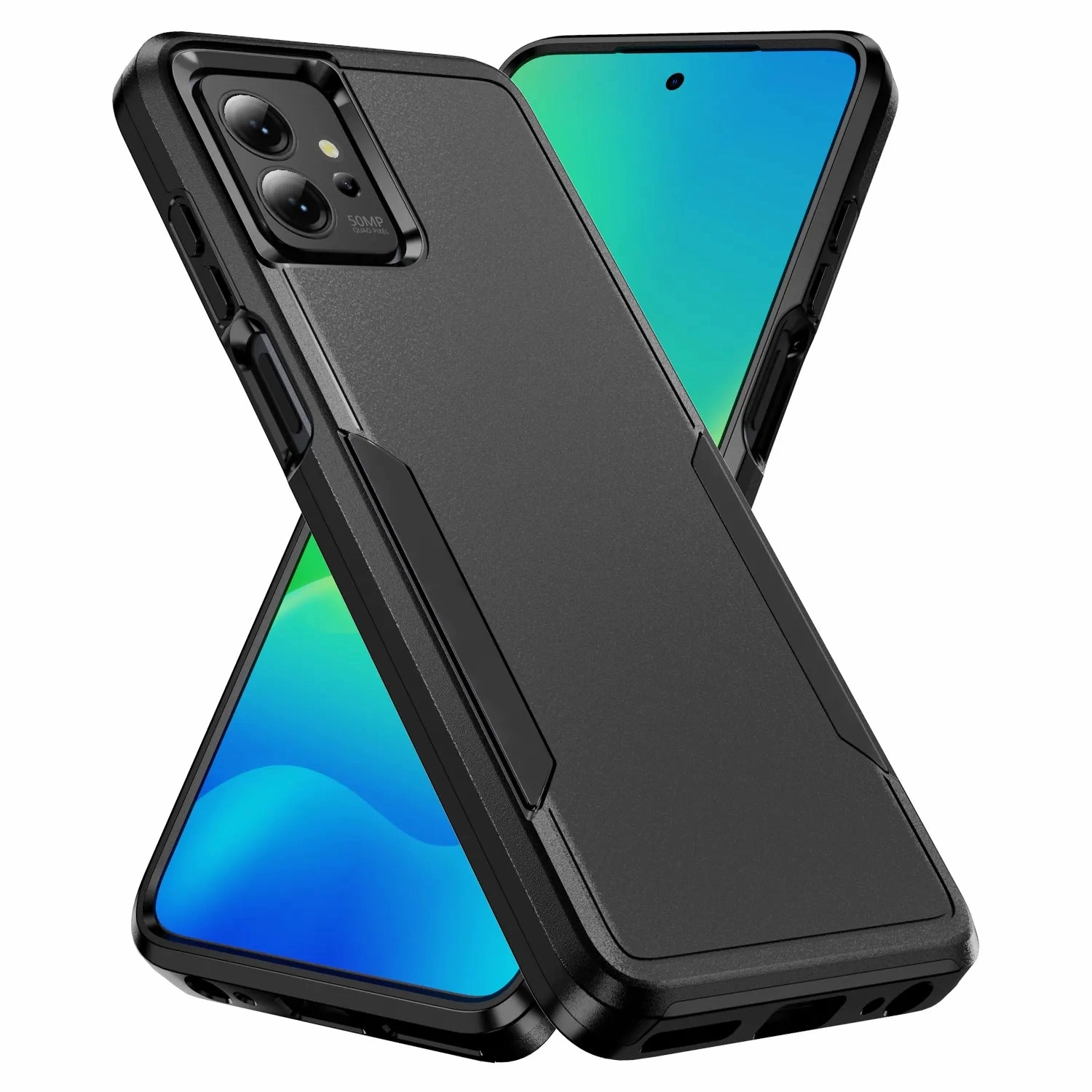 Motorola Moto G Power 5G (2023) UrbanShield Case with Universal Belt Clip Holster Soft Edging Light Frame