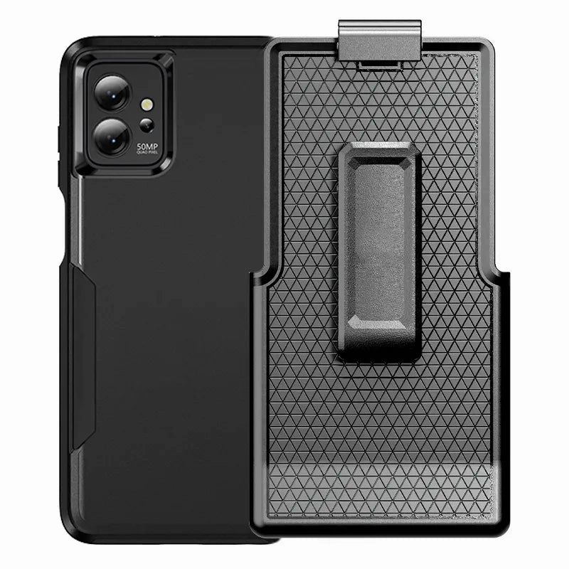 Motorola Moto G Power 5G (2023) UrbanShield Case with Universal Belt Clip Holster Modern Build