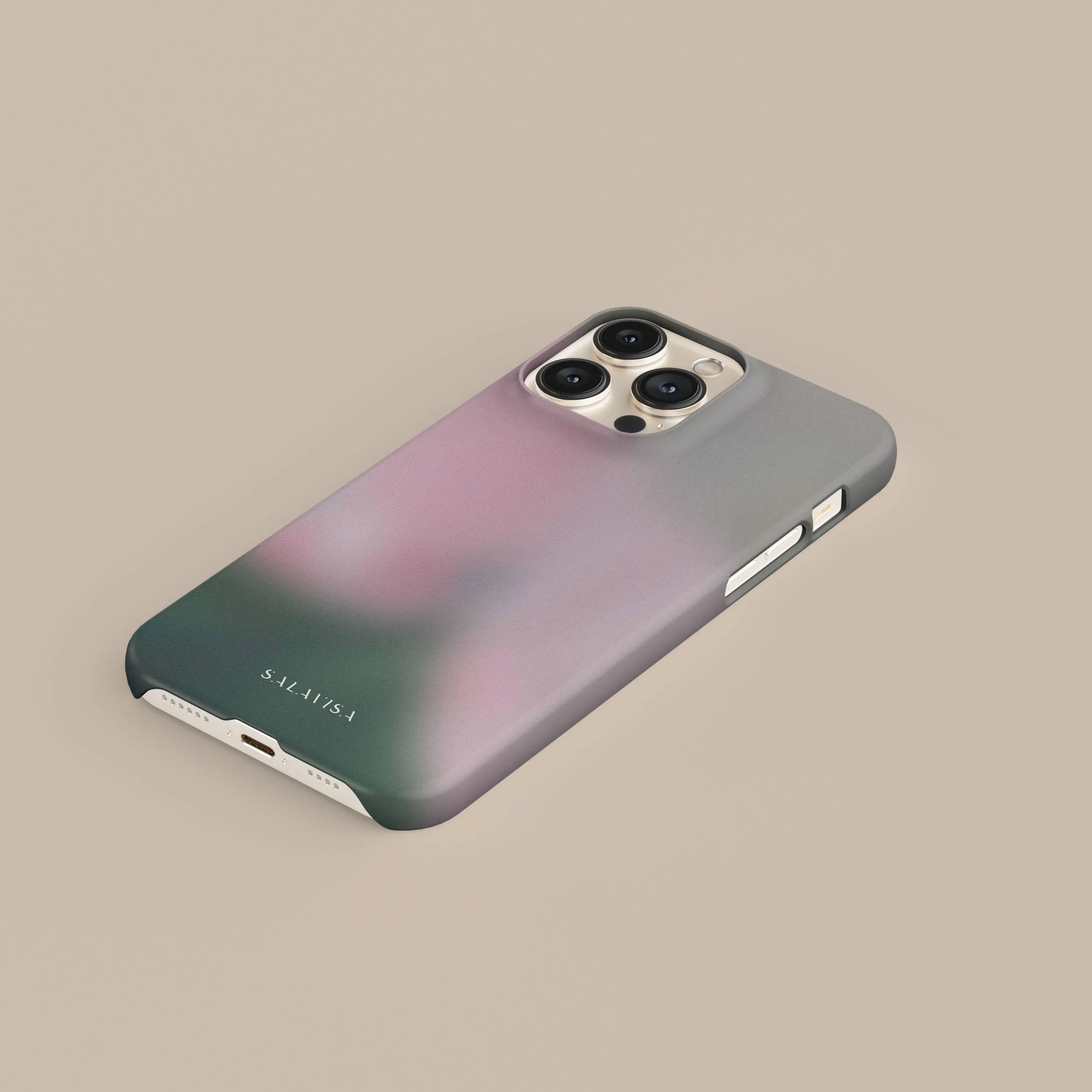 Matte Pattern Design Muted Rose Phone Case