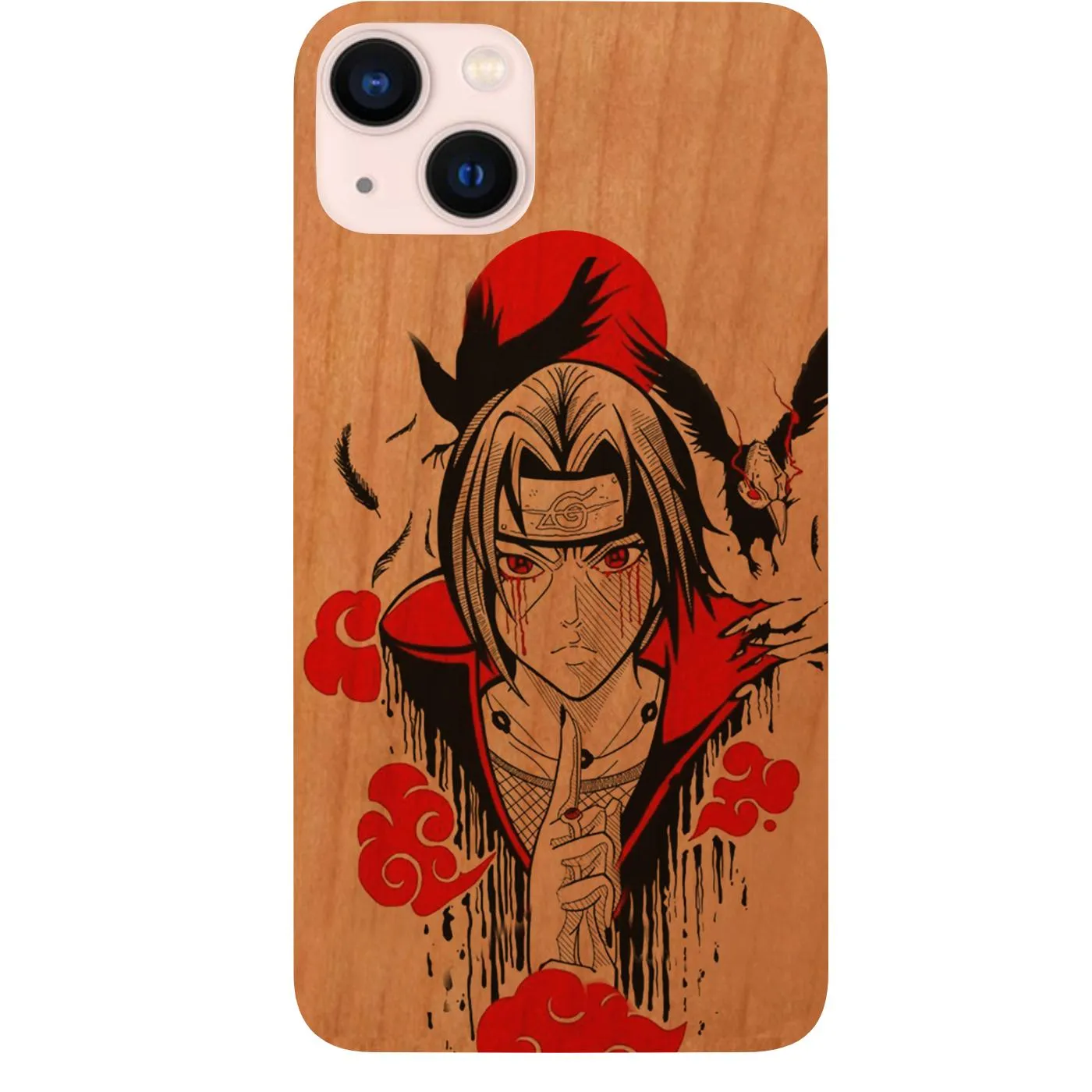 Naruto Itachi Uchiha - UV Color Printed Phone Case Rugged Design Lightweight accessory