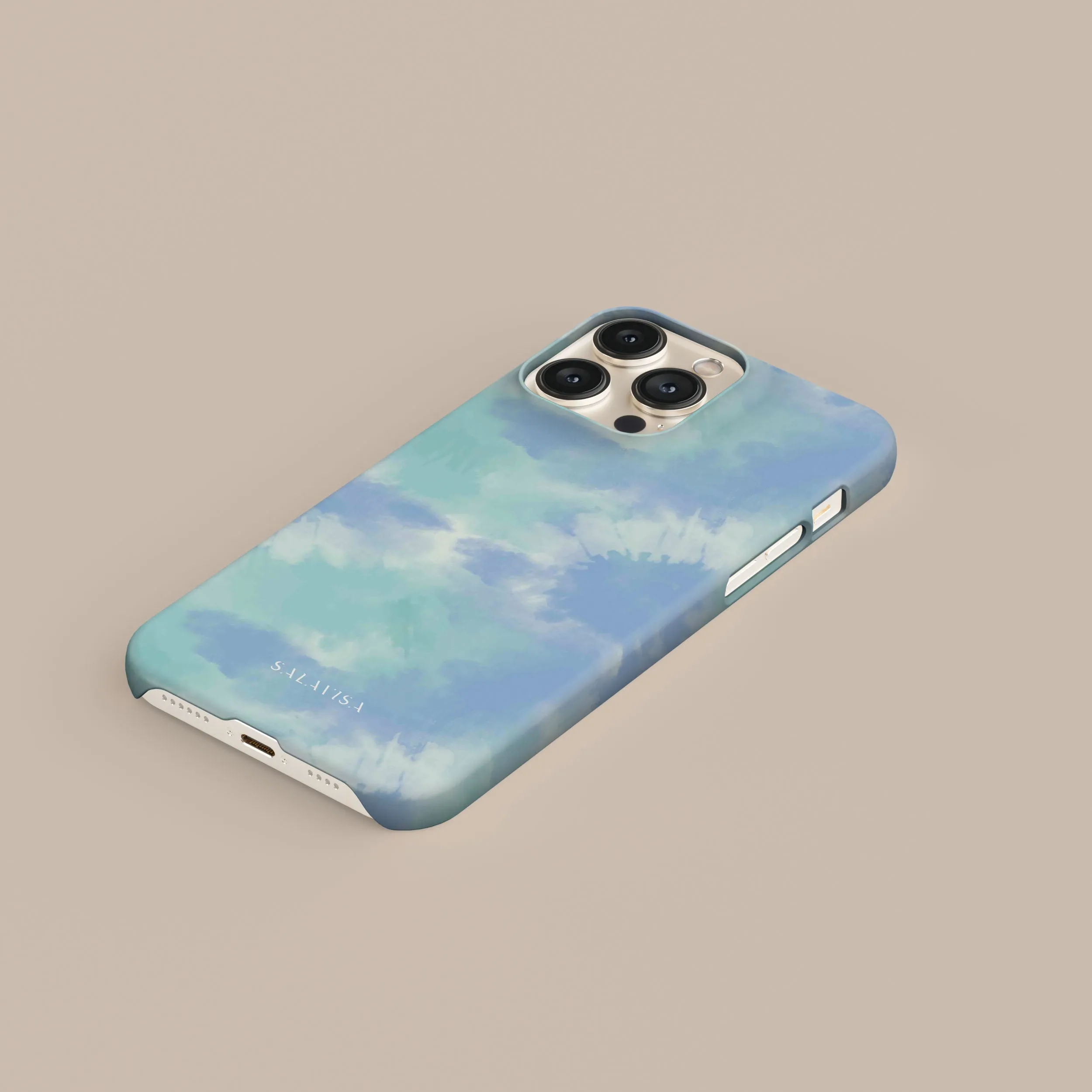 Ocean Green Tie Dye Phone Case Trendy Look