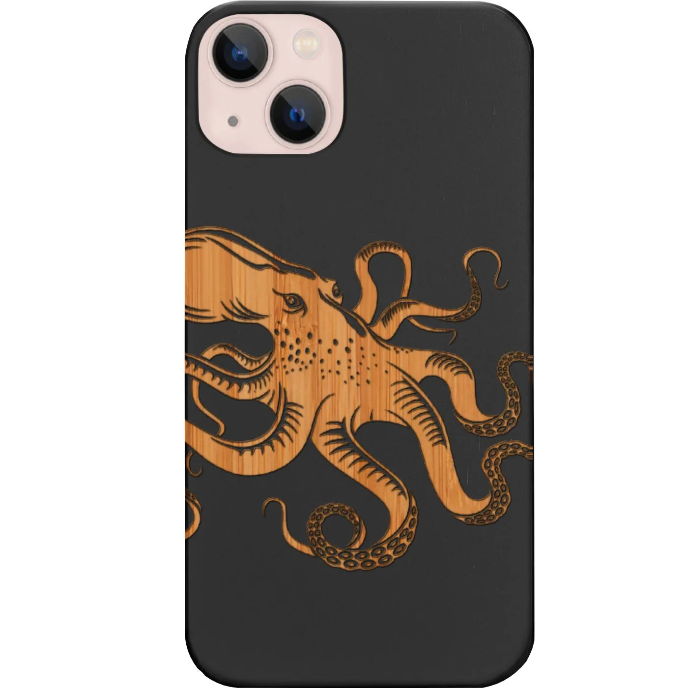 Elegant Detail Octopus - Engraved Phone Case