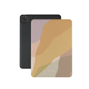 Everyday Use simple magnetic stand Orange Layers iPad Case