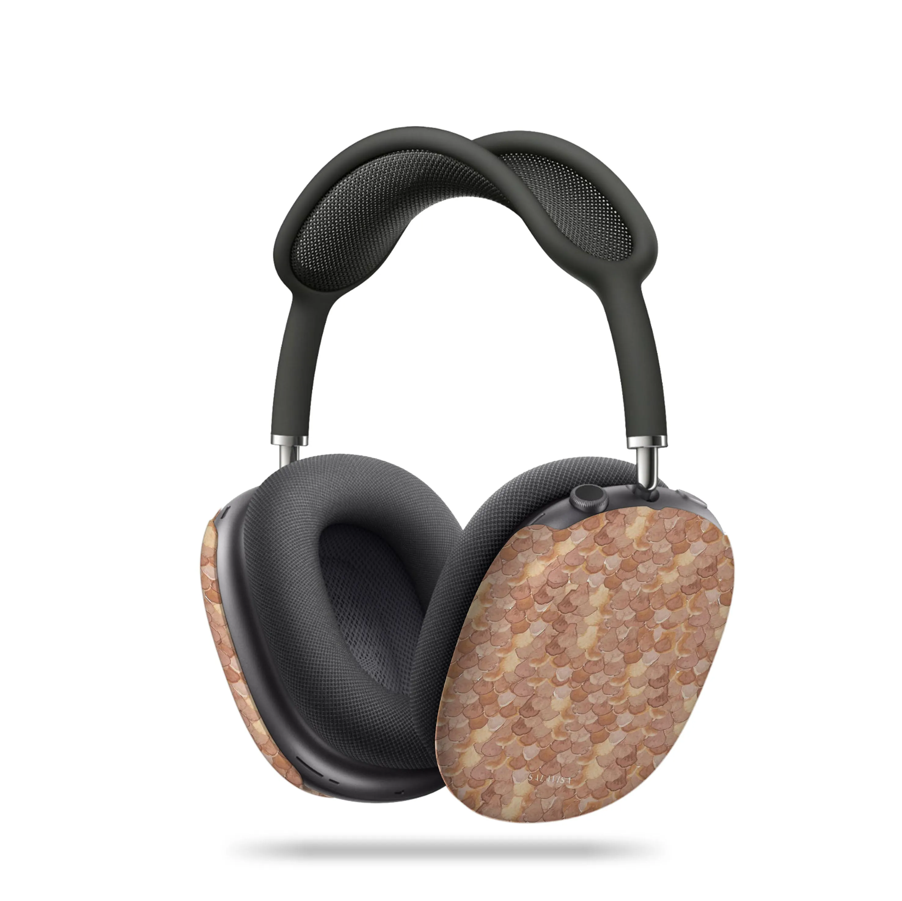 Orange Watercolor Reptile AirPods Max Case Trendy Gadget Case stylish aesthetic protector