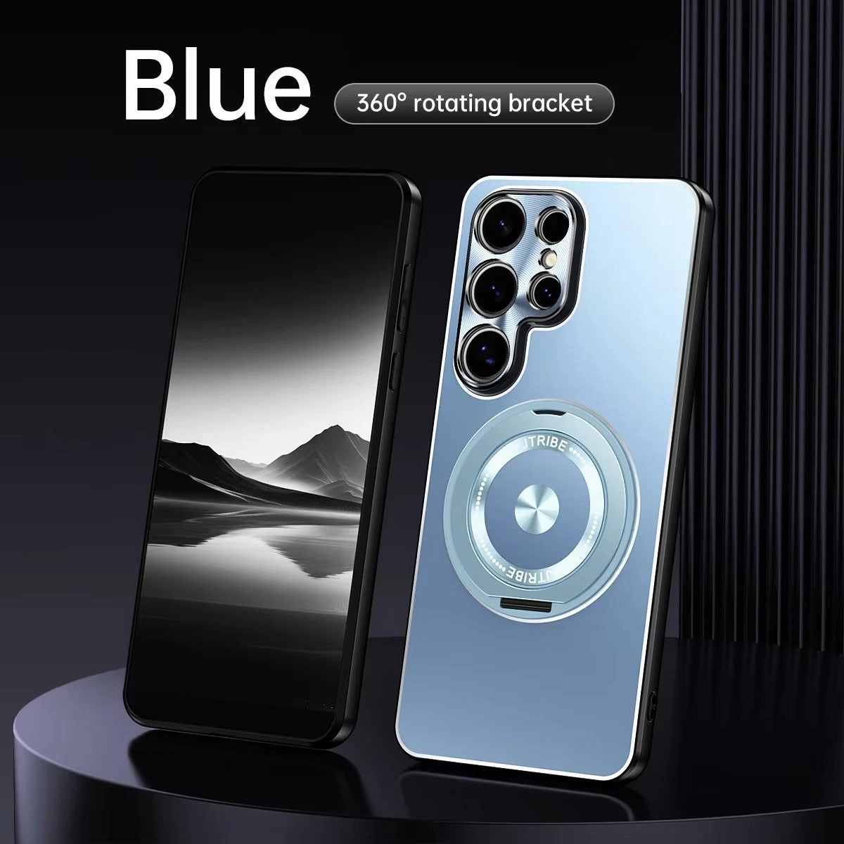 Orbit Ring Stand Lock Case High gloss 3D Effect