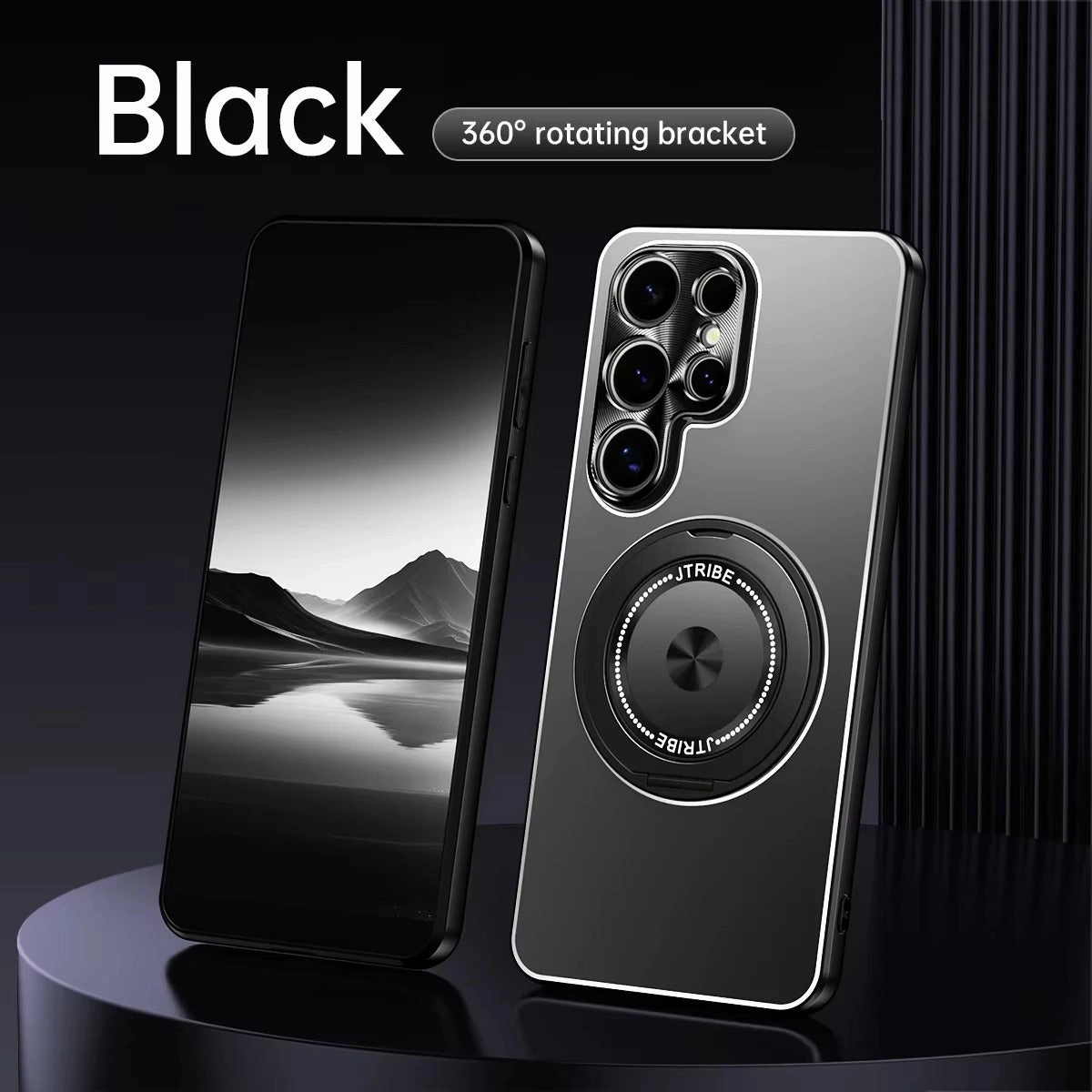 Orbit Ring Stand Lock Case Protective Texture Layer