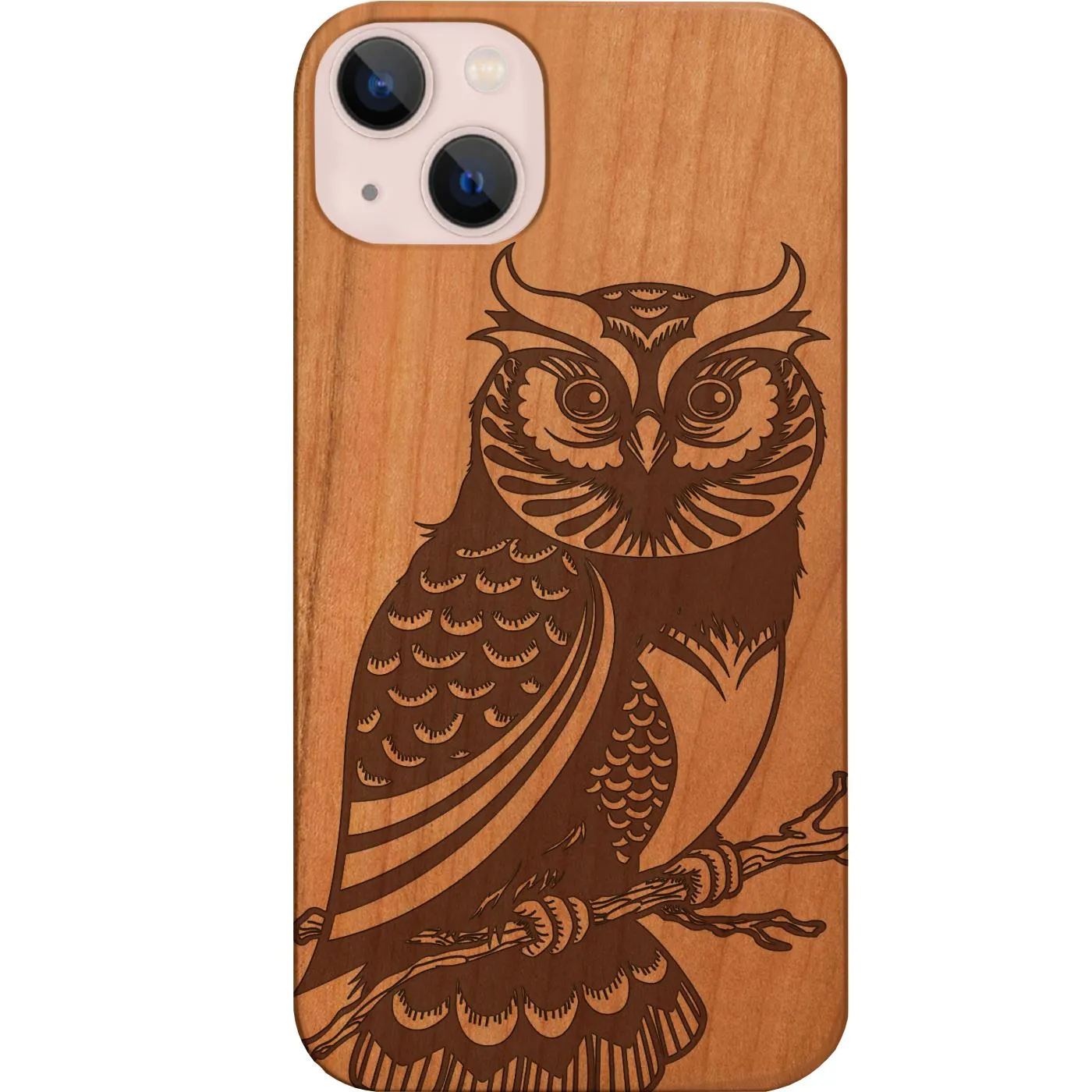 Soft Finish Layer Owl 2 - Engraved Phone Case