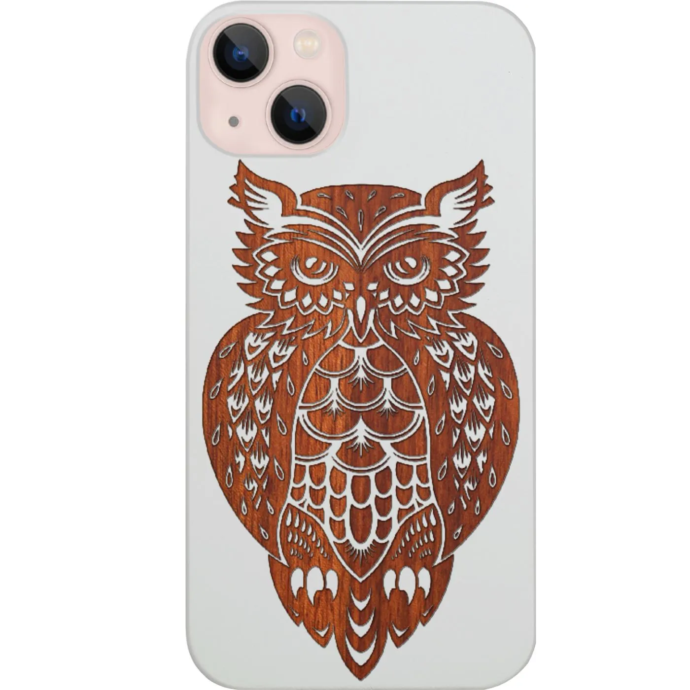 Owl 3 - Engraved Phone Case Matte Pattern Design Durable Texture Layer