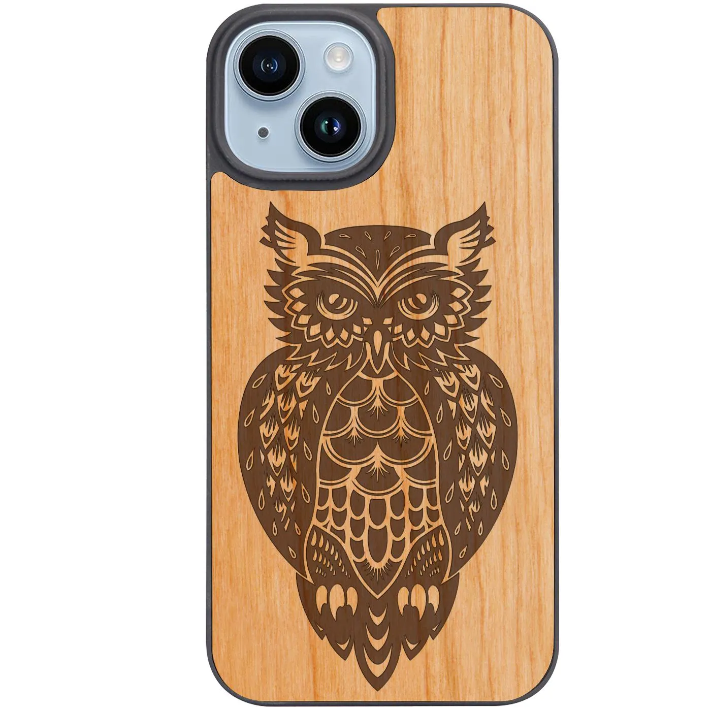 Slim Design Light Touch Owl 3 - Engraved Phone Case