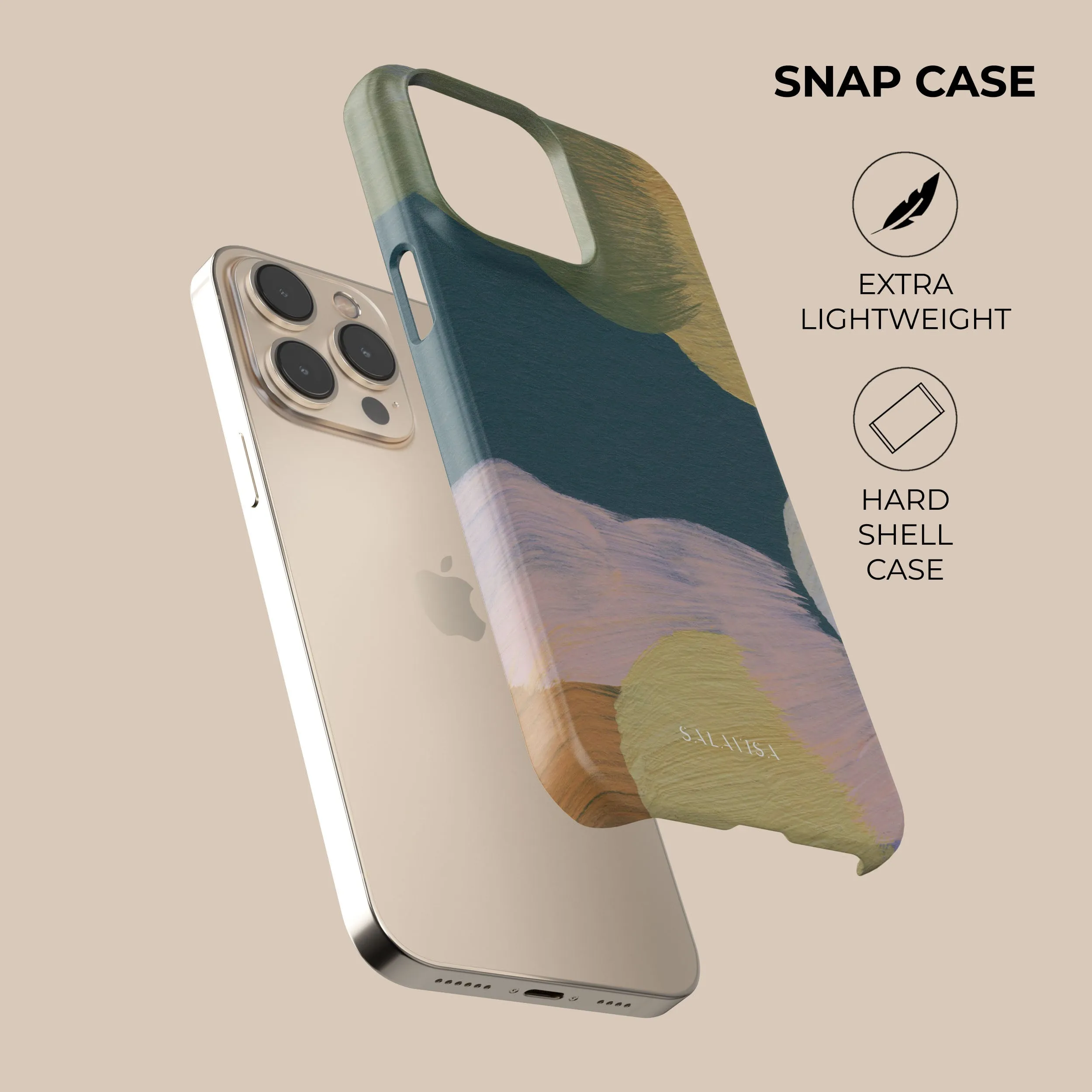 Pale Canvas Phone Case Subtle design