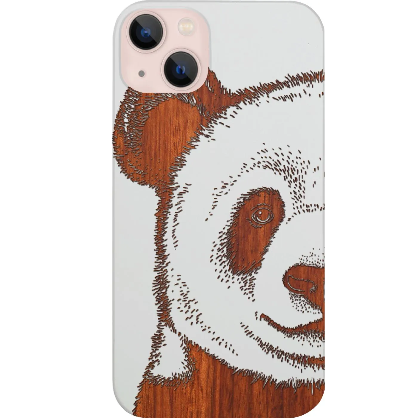 Comfort Layer Texture Outdoor Travel Panda - Engraved Phone Case
