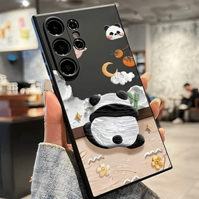 Panda Dreamland 3D Case - Samsung Matte Design Texture Protective Design Layer