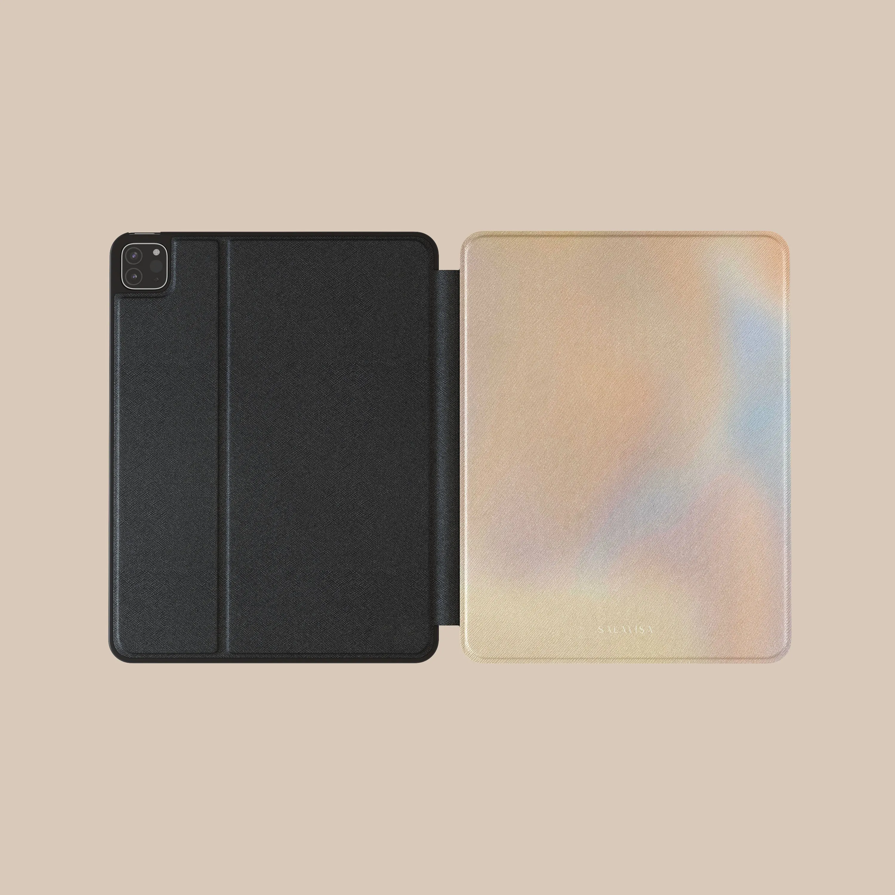 portable grip pad sleeve Peach Glow iPad Case