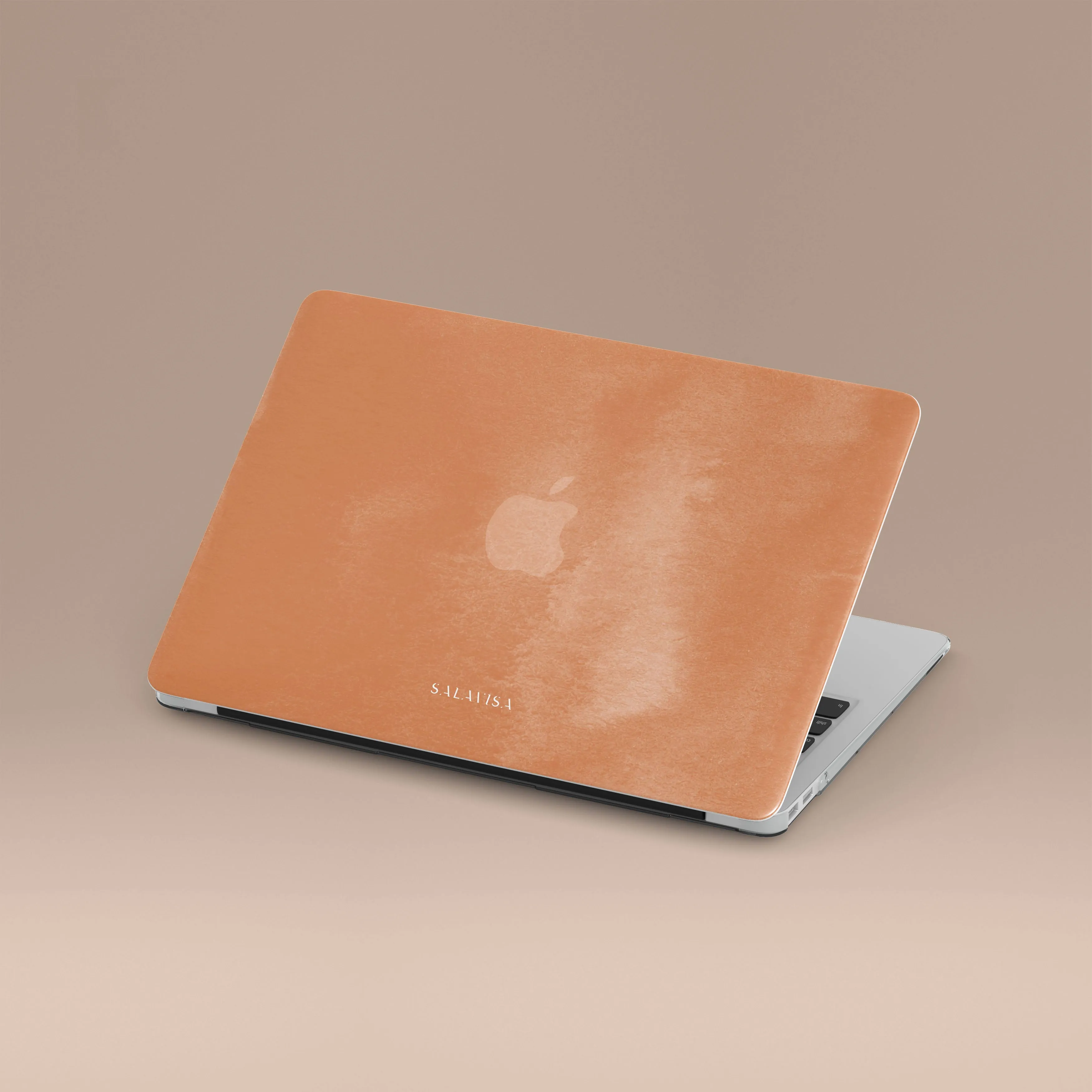 Classic Grip Flexible Feel Peach Watercolor MacBook Case