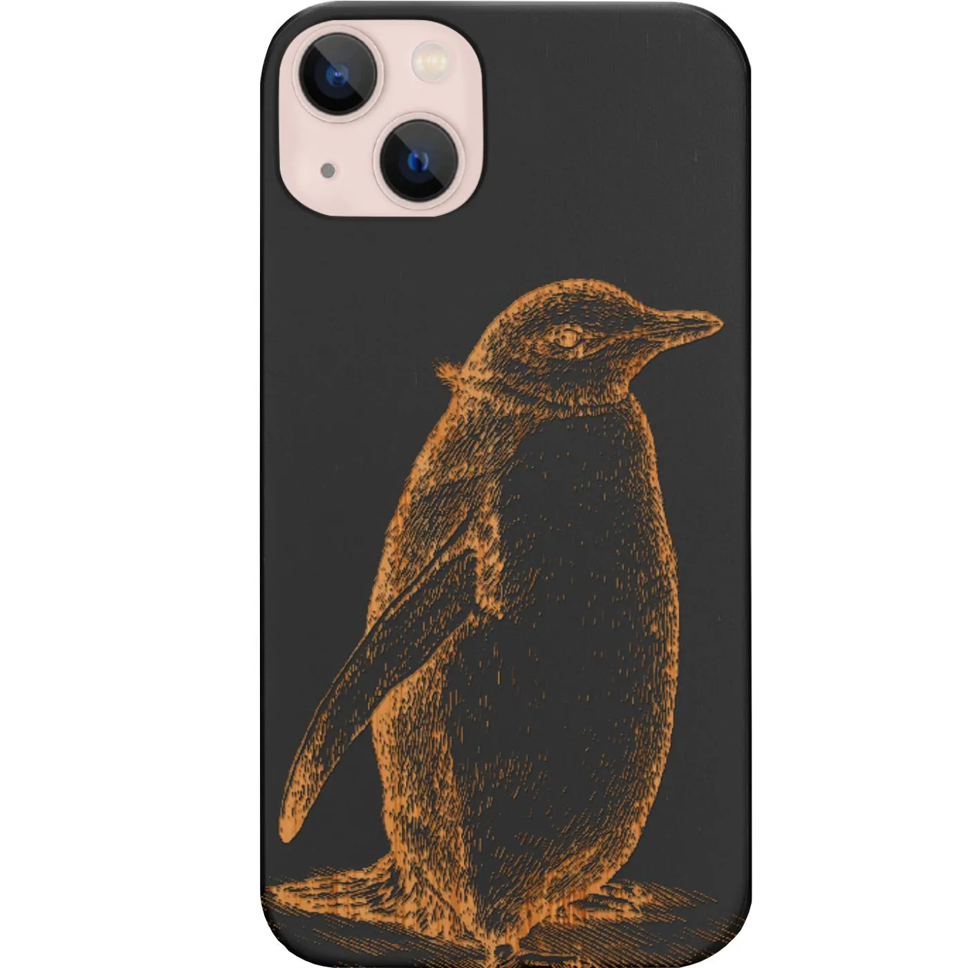 Penguin - Engraved Phone Case Simple Finish
