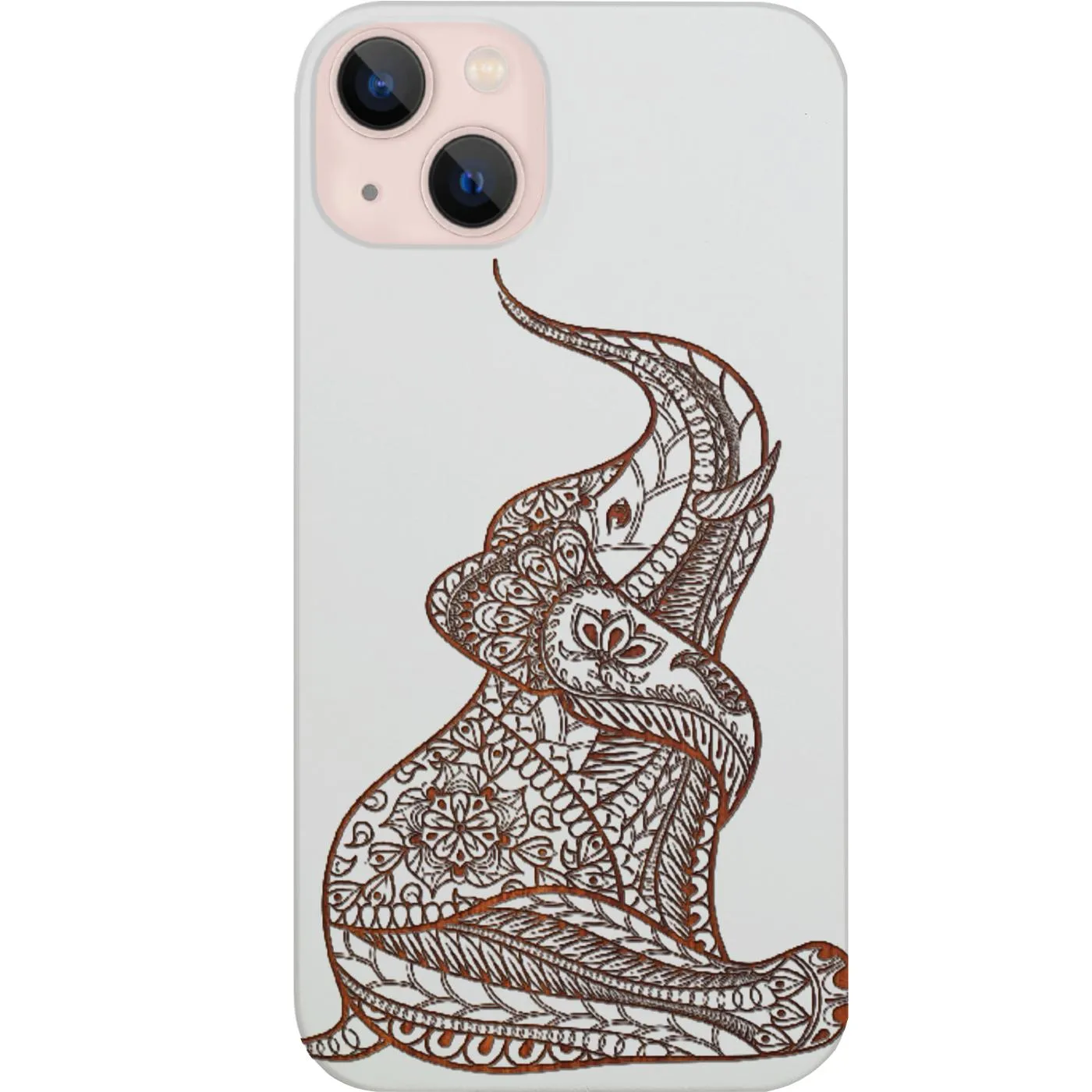 Baby Elephant - Engraved Phone Case Lightweight Protection