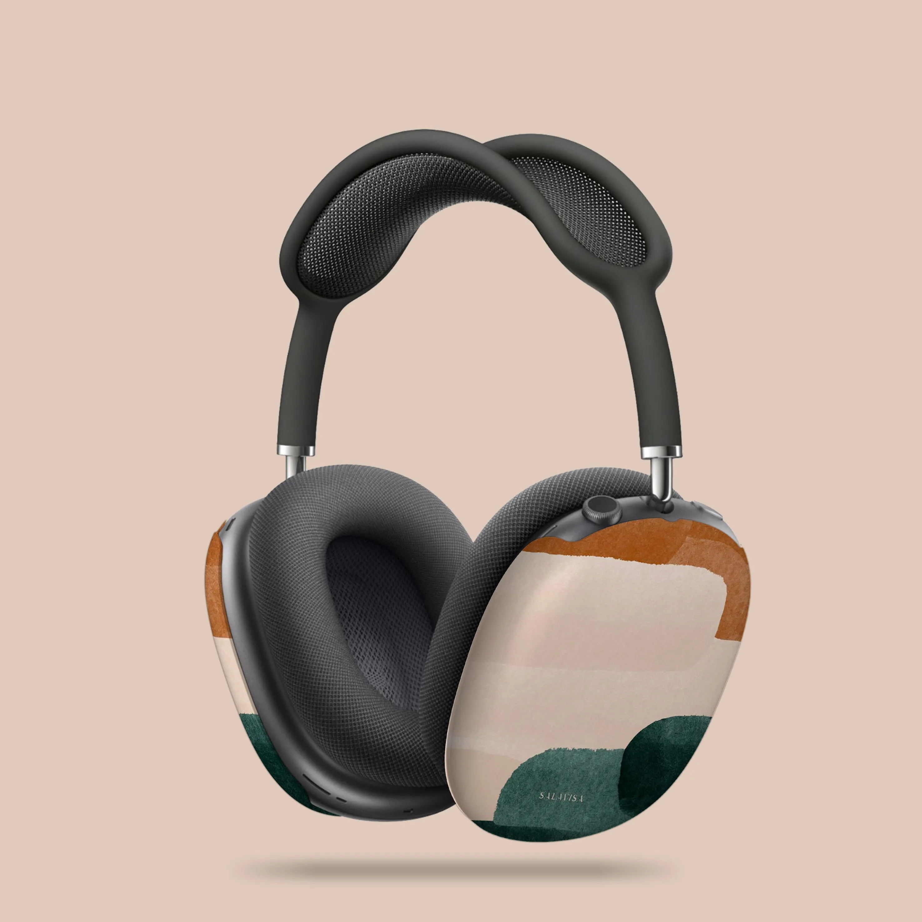 modern protective accessory Pink & Forest Green Luxe AirPods Max Case