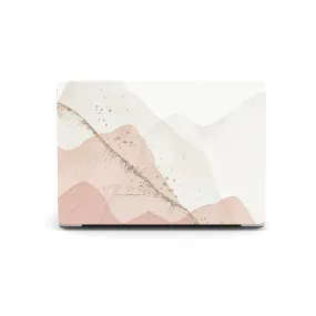 Pink & Gold Abstract MacBook Case Grip Layer