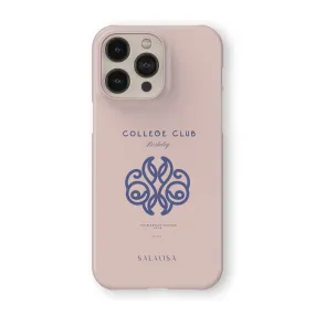 Pink College Club Phone Case Premium Edge Smooth Edges