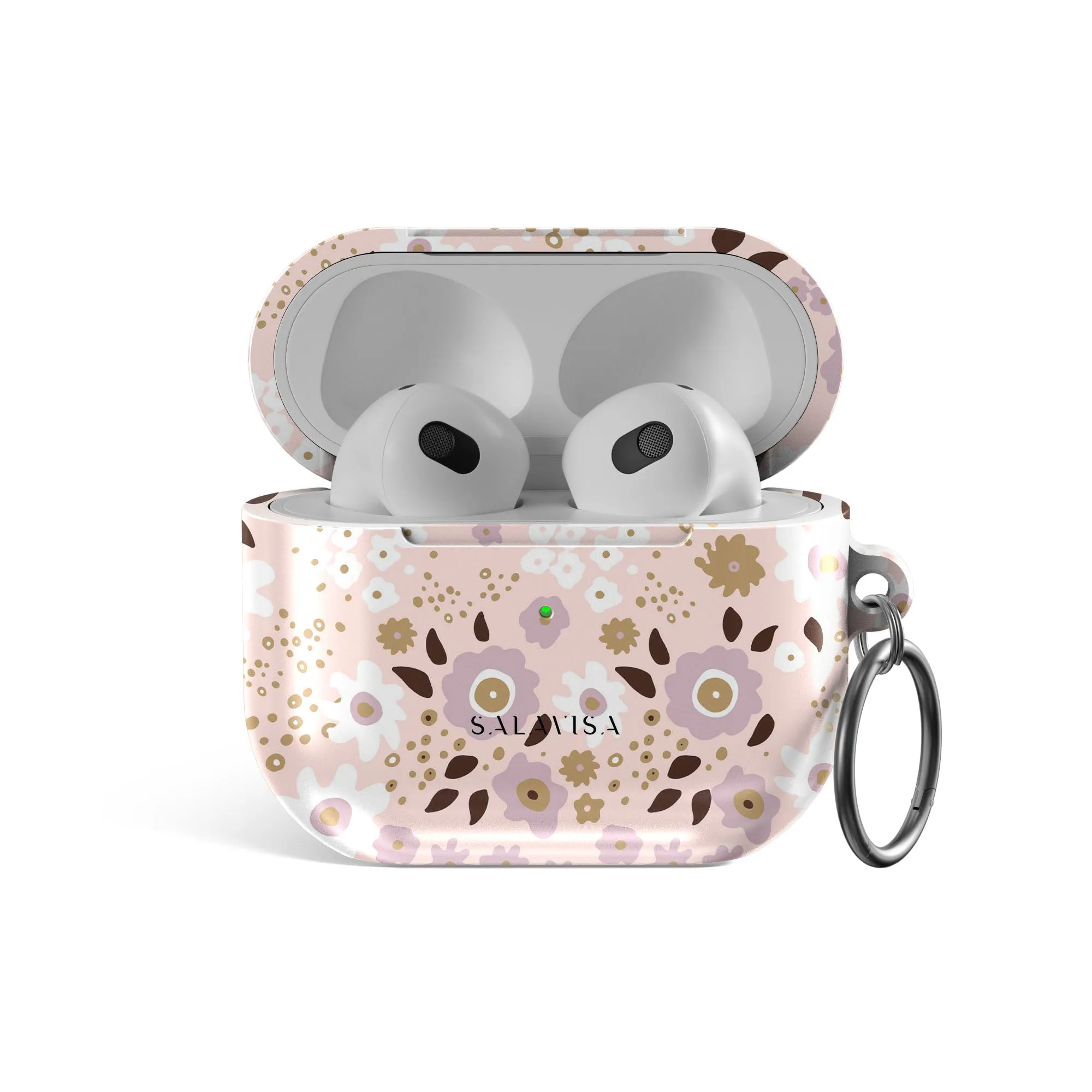 Pink Ditsy AirPods Case vivid gradient soft travel airpods protector