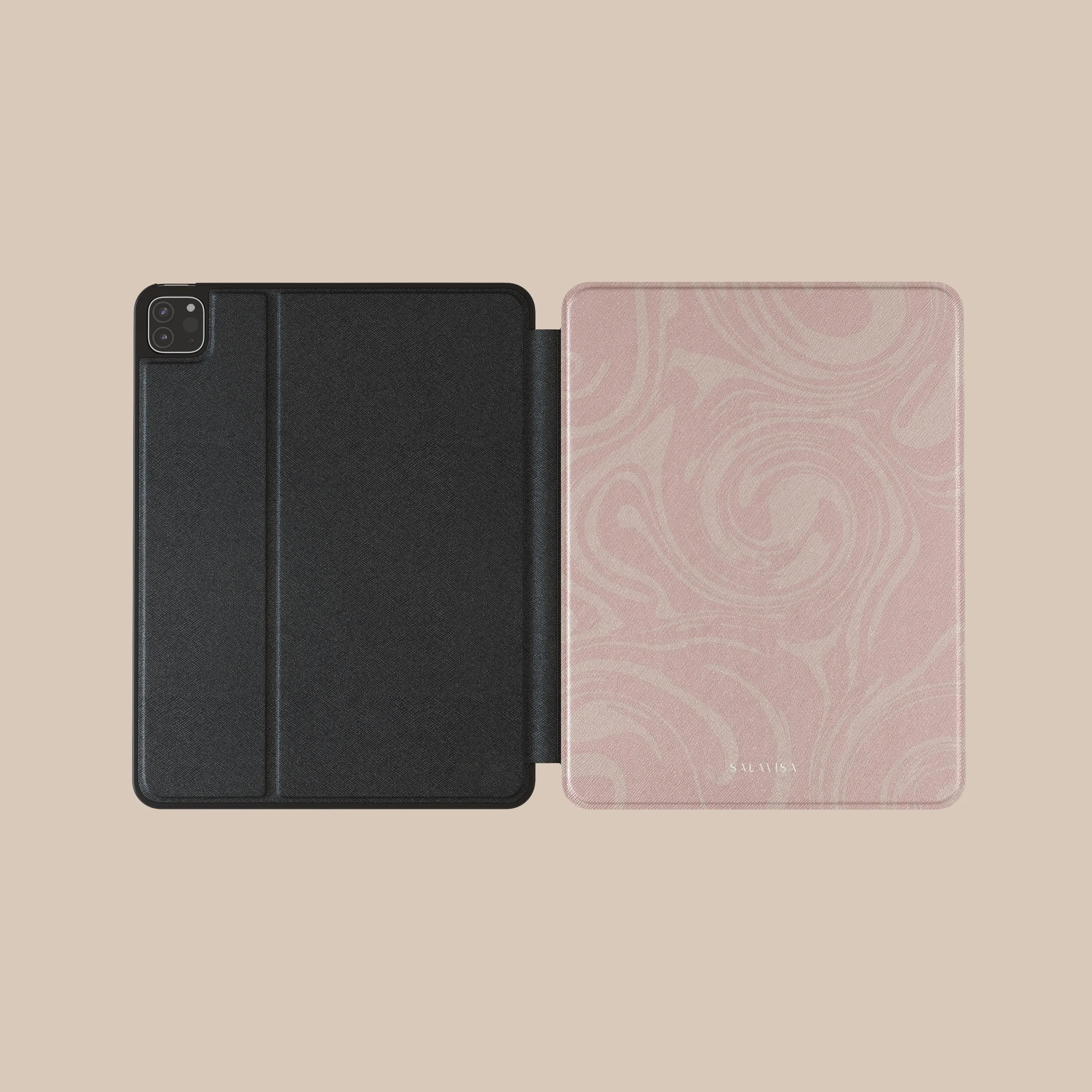 Compact Design Pink Swirl iPad Case